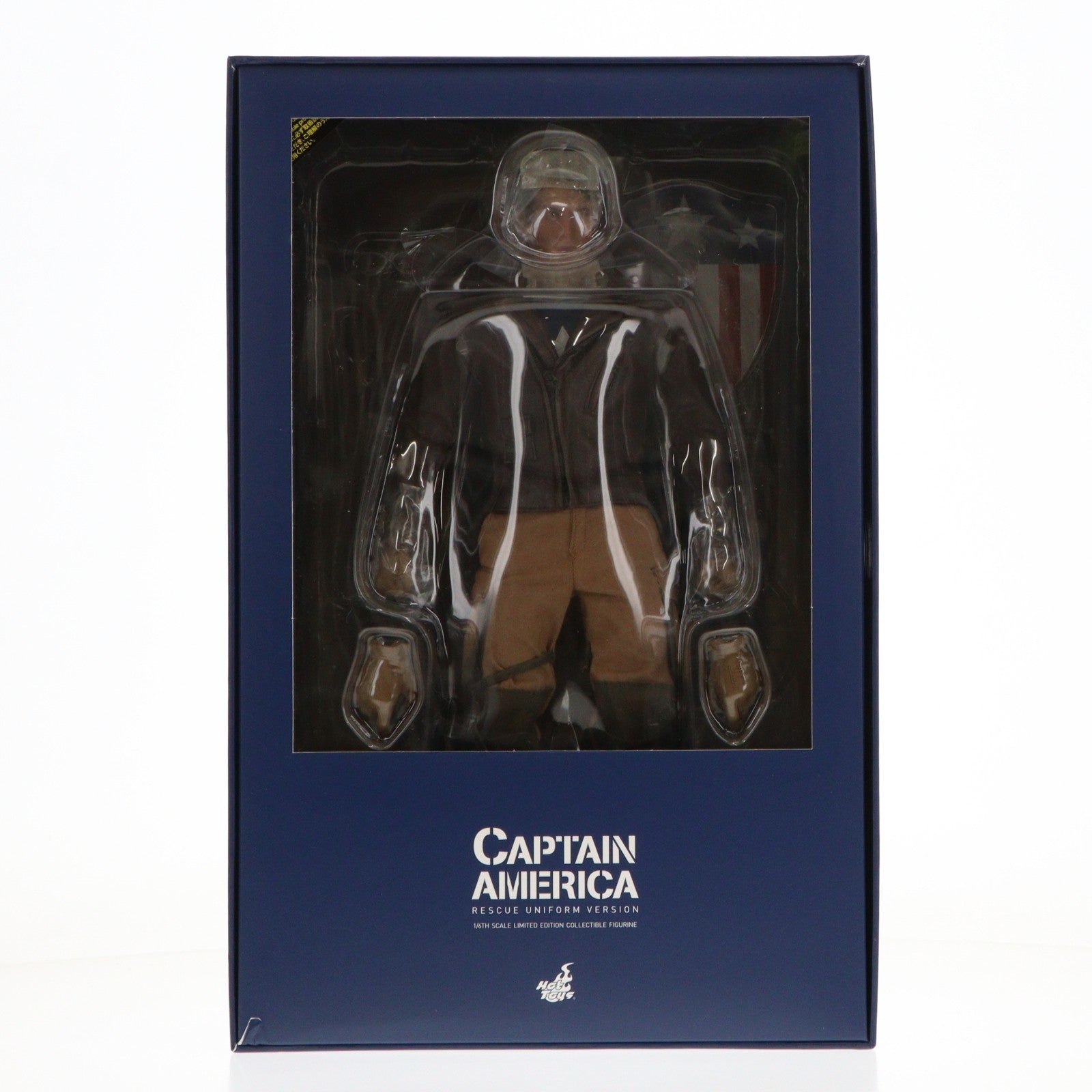 【中古即納】[FIG] トイサピエンス限定 ムービー・マスターピース キャプテン・アメリカ(第二次世界大戦レスキュー版) キャプテン・アメリカ/ザ・ファースト・アベンジャー 1/6 完成品 可動フィギュア(MM#180) ホットトイズ(20120831)