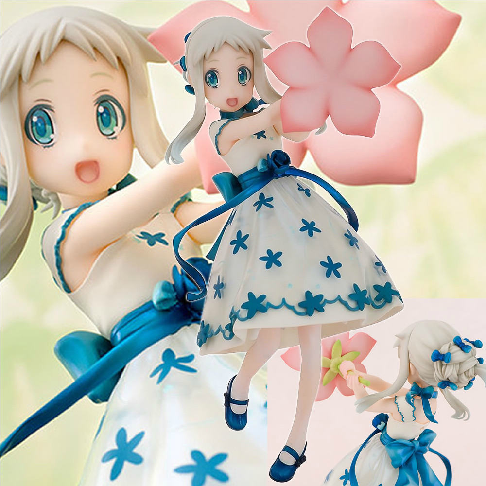 【中古即納】[FIG] おめかしチビめんま 劇場版 あの日見た花の名前を僕達はまだ知らない。 1/8 完成品 フィギュア アクアマリン(20160416)