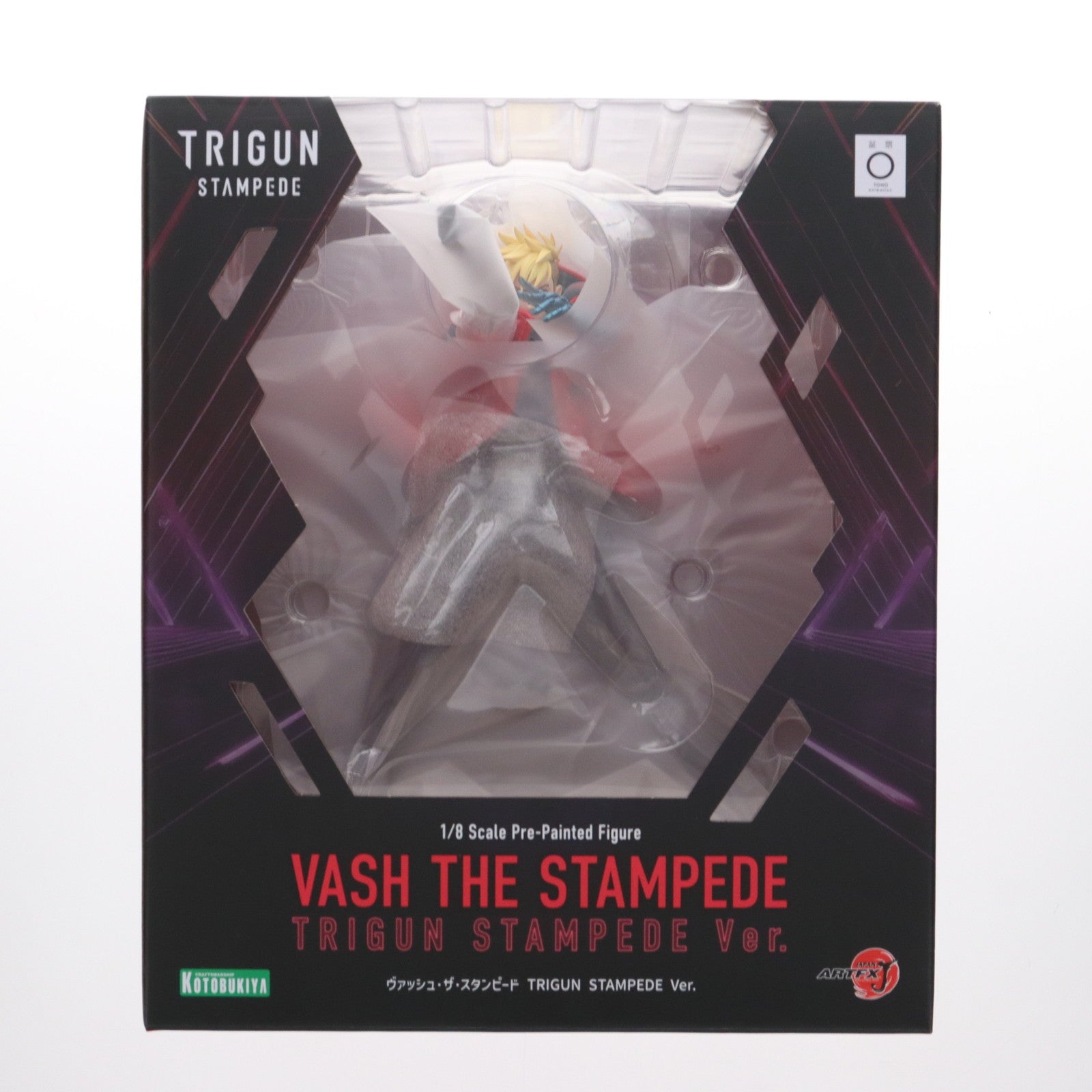 【中古即納】[FIG] コトブキヤショップ限定特典付属 ARTFX J ヴァッシュ・ザ・スタンピード TRIGUN STAMPEDE(トライガン・スタンピード) Ver. 1/8 完成品 フィギュア(PV099) コトブキヤ(20231221)