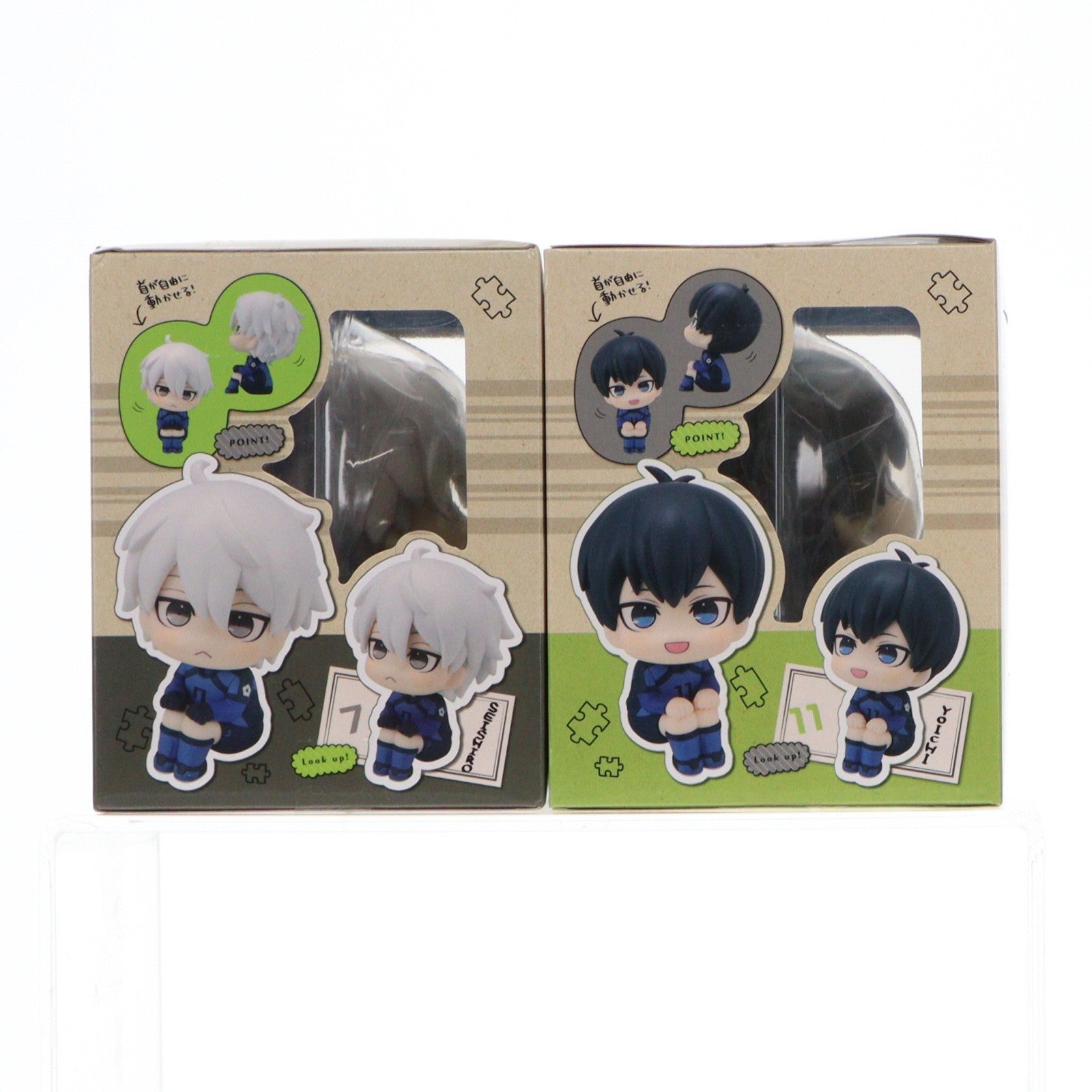 【中古即納】[FIG] るかっぷ 潔世一(いさぎよいち)&凪誠士郎(なぎせいしろう) 日本代表戦ver. 豪華セット ブルーロック 完成品 フィギュア プレミアムバンダイ&アニメイト限定 メガハウス(20250831)