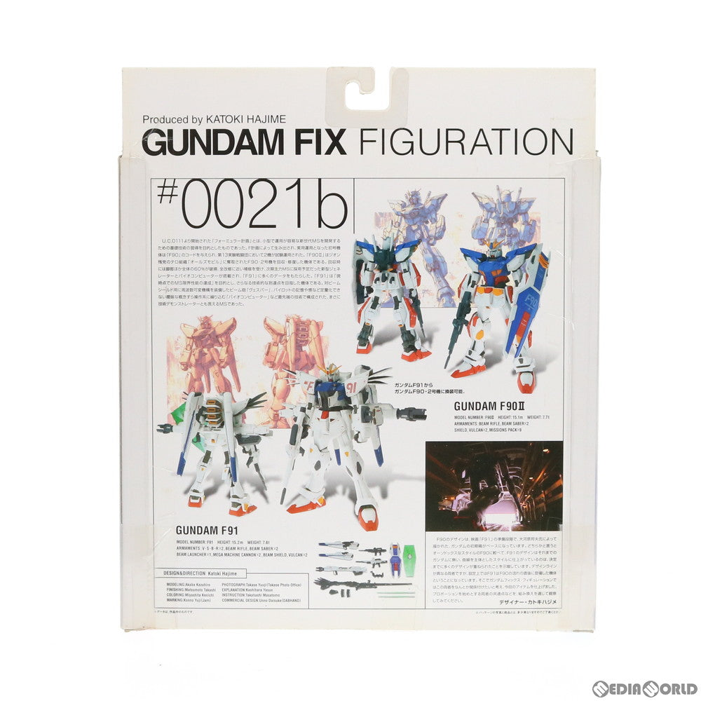 【中古即納】[FIG] GUNDAM FIX FIGURATION #0021b ガンダムF91[ガンダムF90・2号機] 機動戦士ガンダムF91 完成品 可動フィギュア バンダイ(20040829)