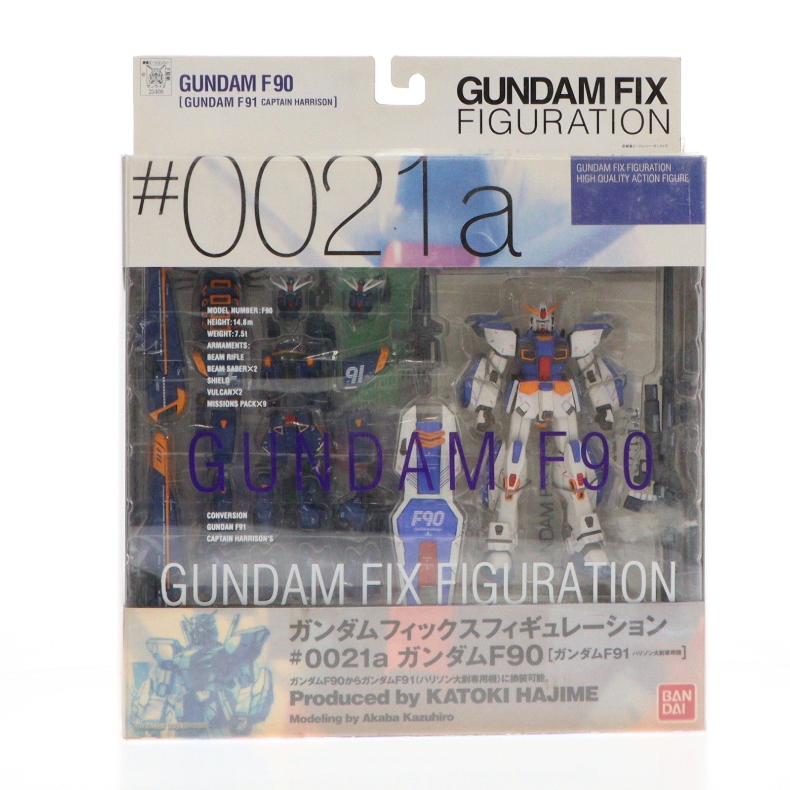 【中古即納】[FIG] GUNDAM FIX FIGURATION #0021a ガンダムF90 機動戦士ガンダムF90 完成品 可動フィギュア バンダイ(20040829)