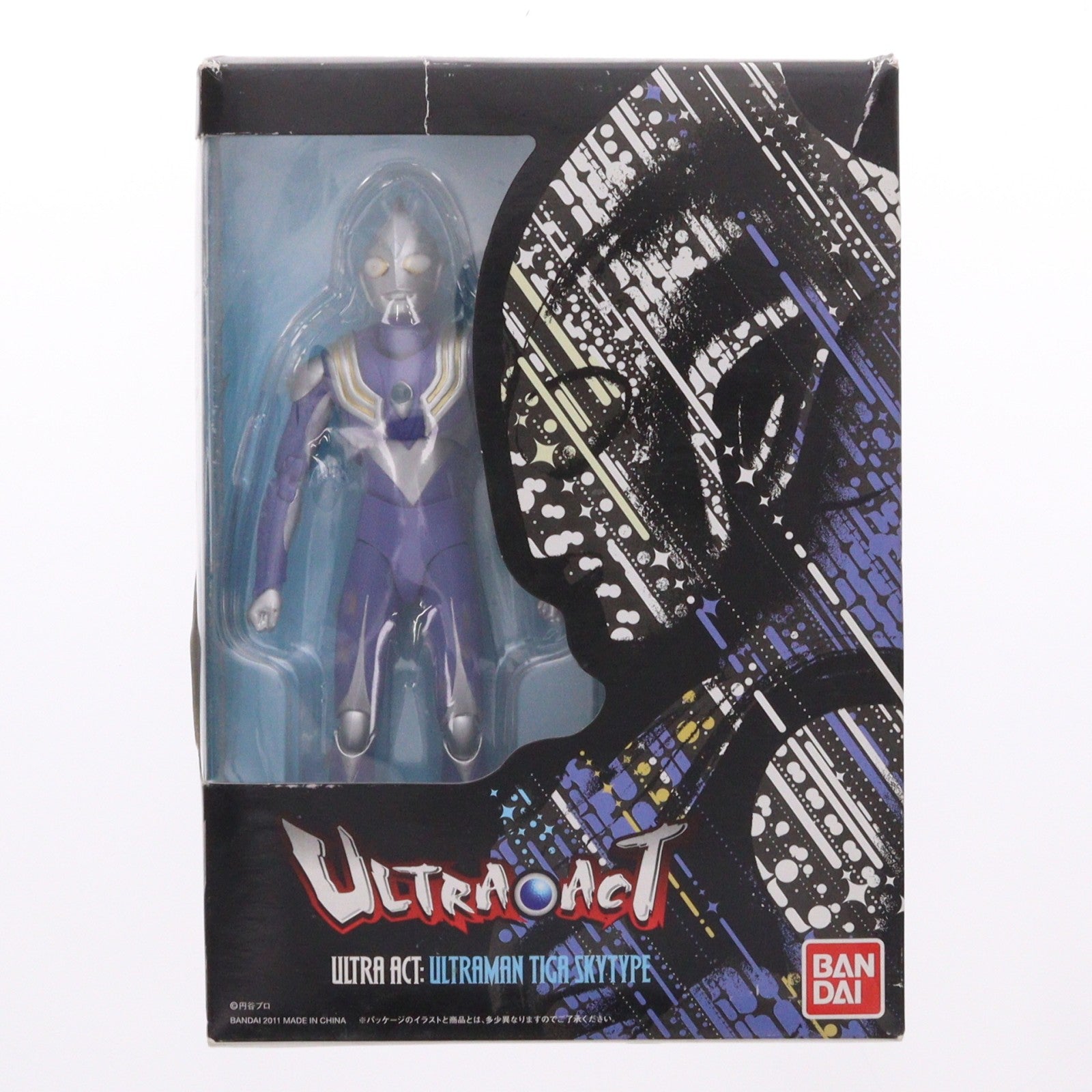 【中古即納】[FIG] ULTRA-ACT(ウルトラアクト) ウルトラマンティガ スカイタイプ 完成品 可動フィギュア バンダイ(20110423)