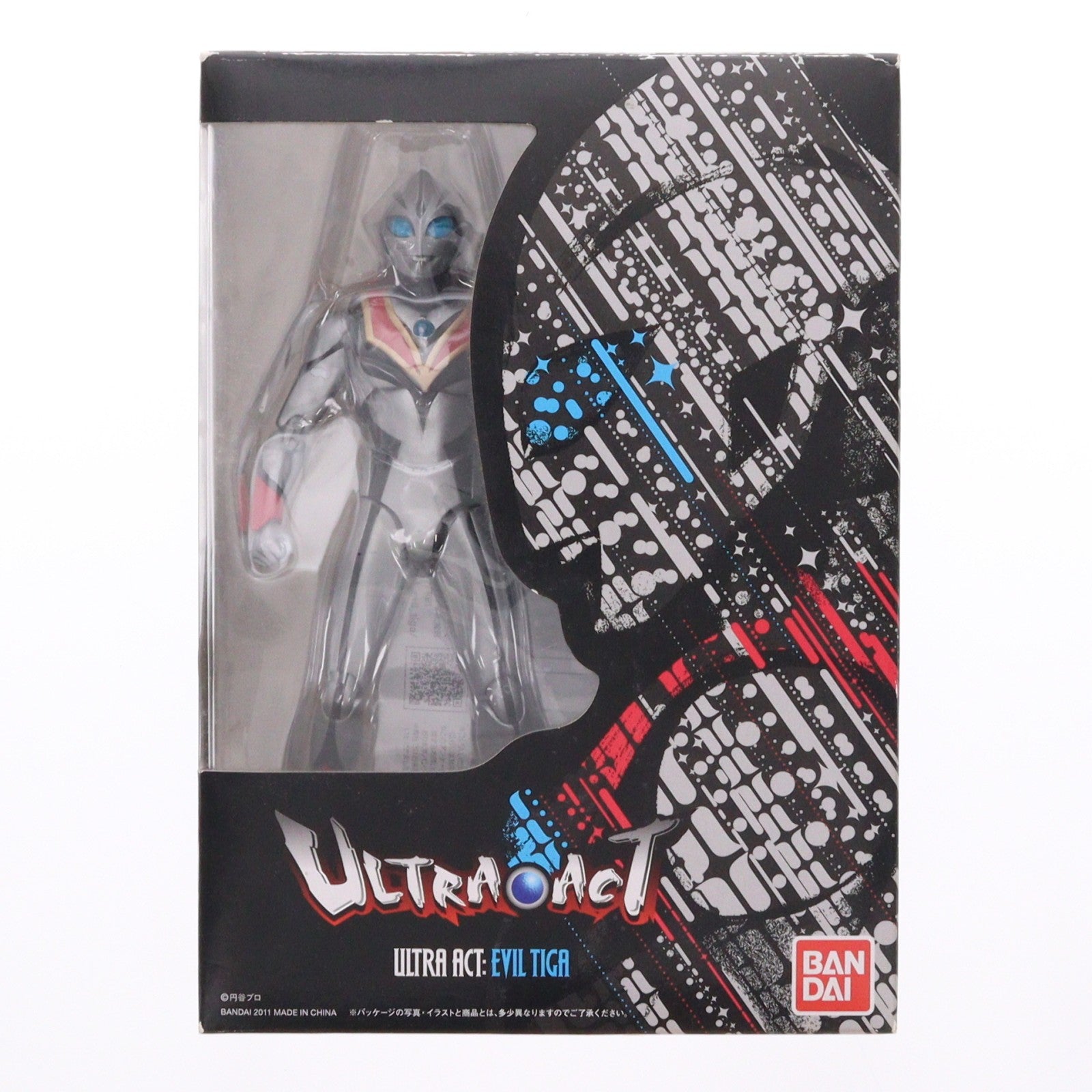 【中古即納】[FIG] ULTRA-ACT(ウルトラアクト) イーヴィルティガ ウルトラマンティガ 完成品 可動フィギュア バンダイ(20110722)