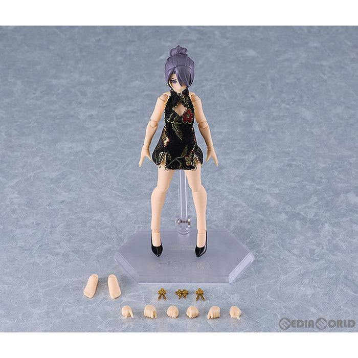【中古即納】[FIG] figma(フィグマ) 569c 女性body(ミカ) with ミニスカートチャイナワンピコーデ(ブラック) figma Styles(フィグマ スタイルズ) 完成品 可動フィギュア マックスファクトリー/グッドスマイルカンパニー(20240612)