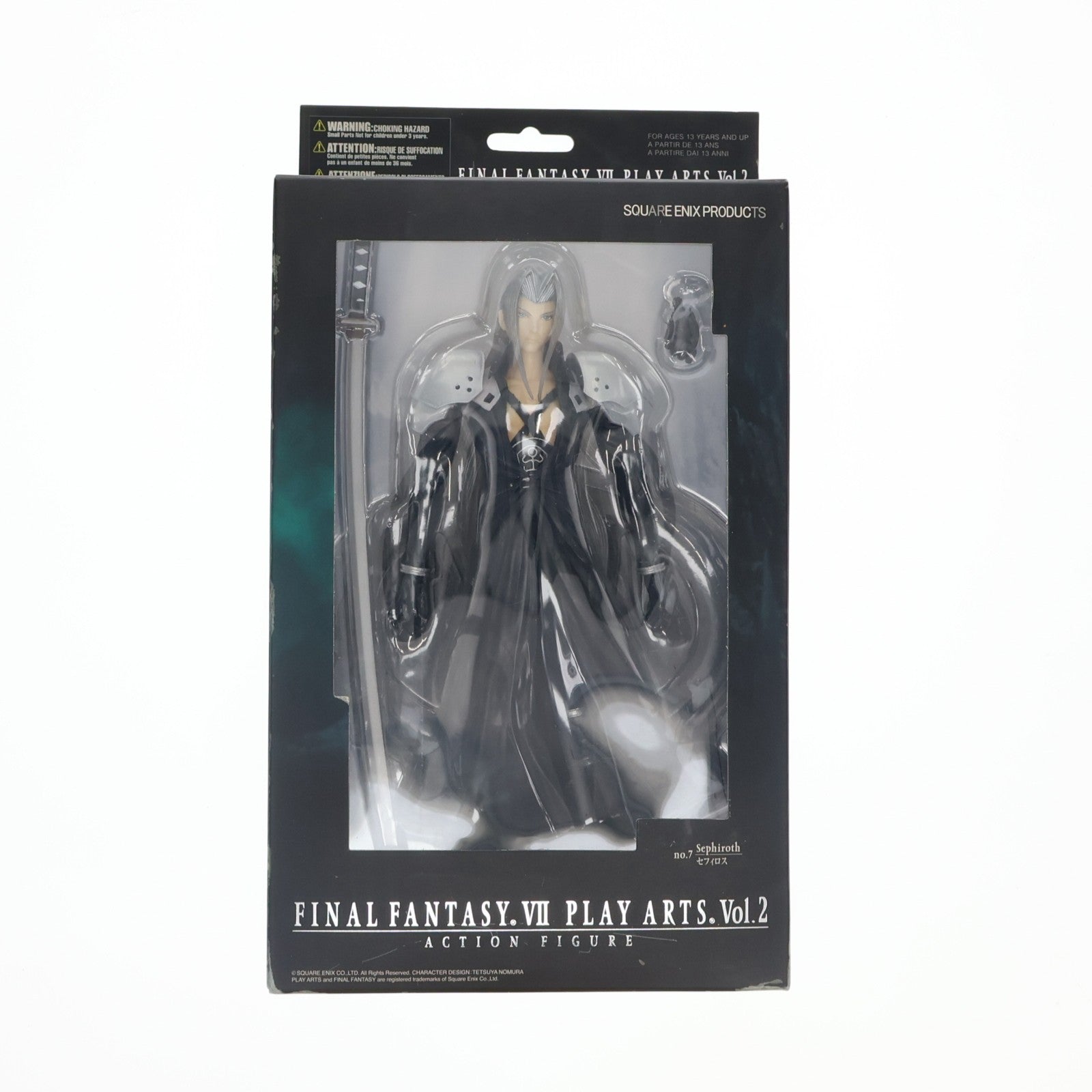 【中古即納】[FIG] PLAY ARTS(プレイアーツ) VOL.2 セフィロス FINAL FANTASY VII(ファイナルファンタジー7) 完成品 可動フィギュア スクウェア・エニックス(20080611)