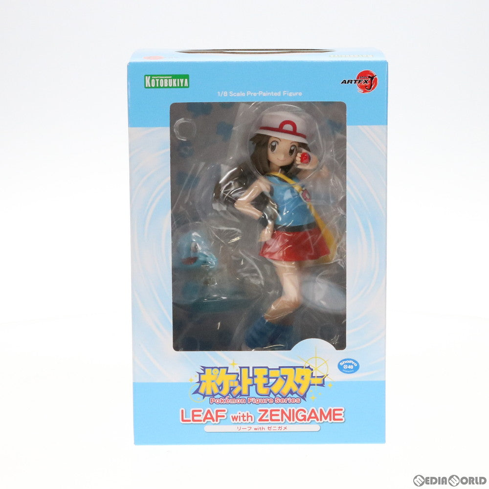 【中古即納】[FIG] ARTFX J リーフ with ゼニガメ ポケットモンスター ファイアレッド・リーフグリーン 1/8 完成品 フィギュア(PP817) コトブキヤ(20190928)
