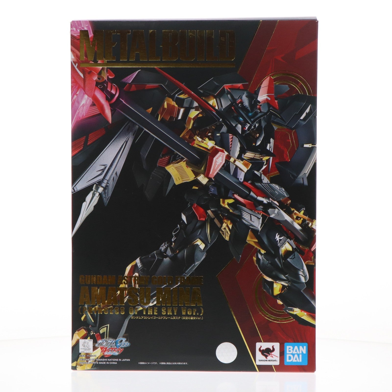 【中古即納】[FIG] METAL BUILD ガンダムアストレイゴールドフレーム天ミナ(天空の皇女Ver.) 機動戦士ガンダムSEED ASTRAY(シード アストレイ) 天空の皇女 完成品 可動フィギュア バンダイスピリッツ(20210424)