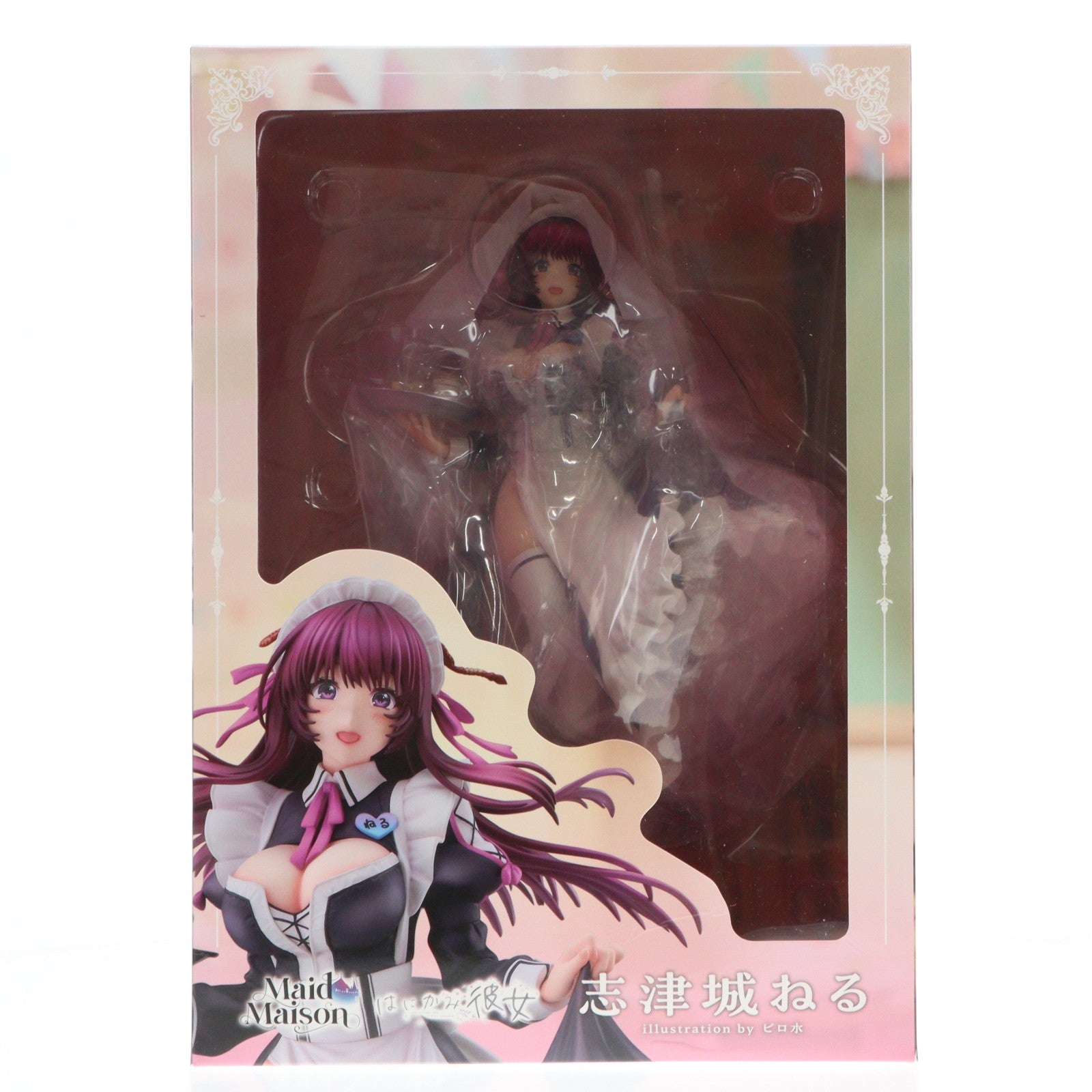 【中古即納】[FIG] Maid Maison 志津城ねる(しづきねる) illustration by ピロ水 はにかみ彼女 1/6 完成品 フィギュア DMM Factory(20260222)