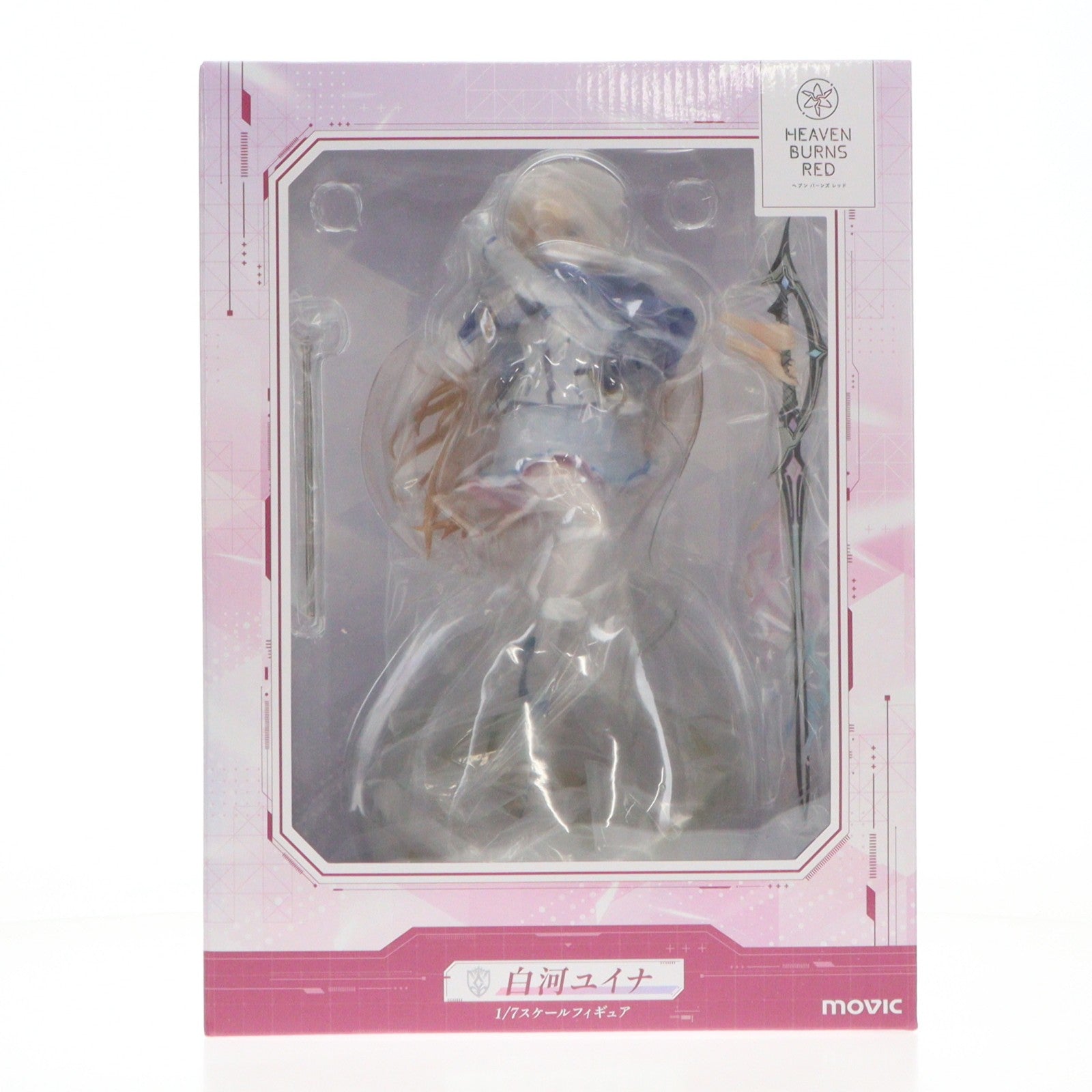【中古即納】[FIG] 白河ユイナ(しらかわゆいな) ヘブンバーンズレッド 1/7 完成品 フィギュア ムービック(20260109)