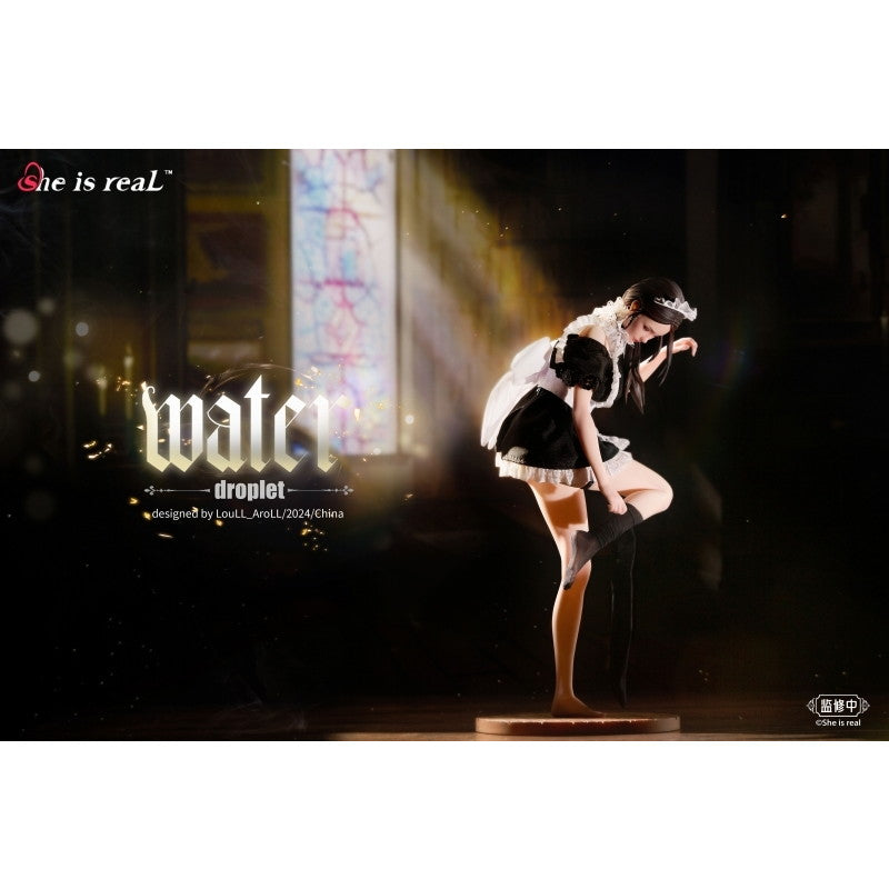 【中古即納】[FIG] ポストカード&背景屏風付属 She is real Water Droplet メイド 1/6 完成品 フィギュア BearPanda(ベアパンダ)(20260131)