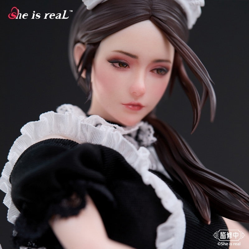 【中古即納】[FIG] ポストカード&背景屏風付属 She is real Water Droplet メイド 1/6 完成品 フィギュア BearPanda(ベアパンダ)(20260131)