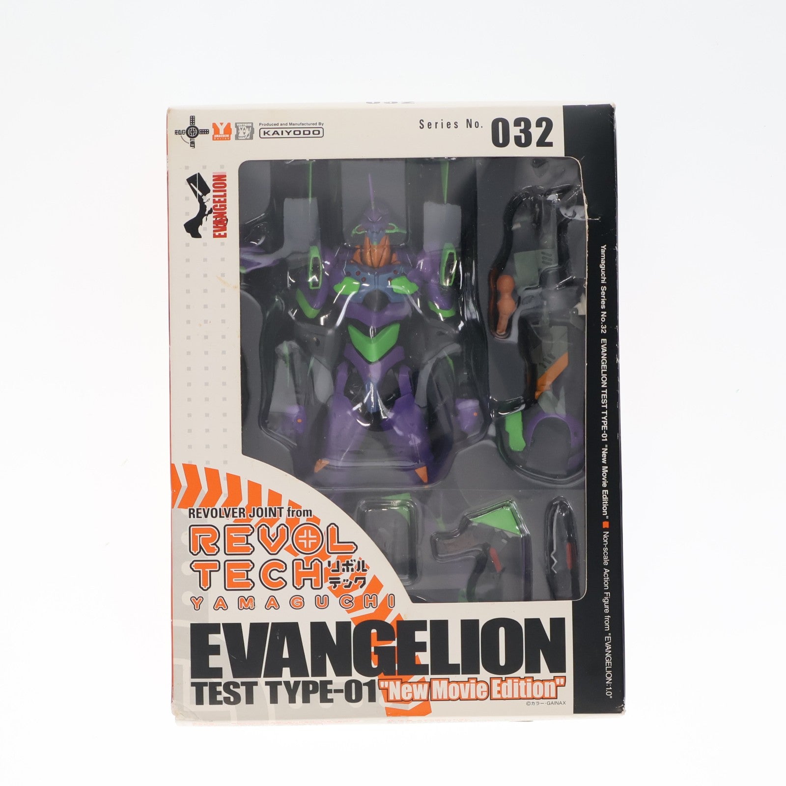 【中古即納】[FIG] リボルテックヤマグチ No.032 エヴァンゲリオン初号機 ヱヴァンゲリヲン新劇場版:序 完成品 可動フィギュア 海洋堂(20070820)
