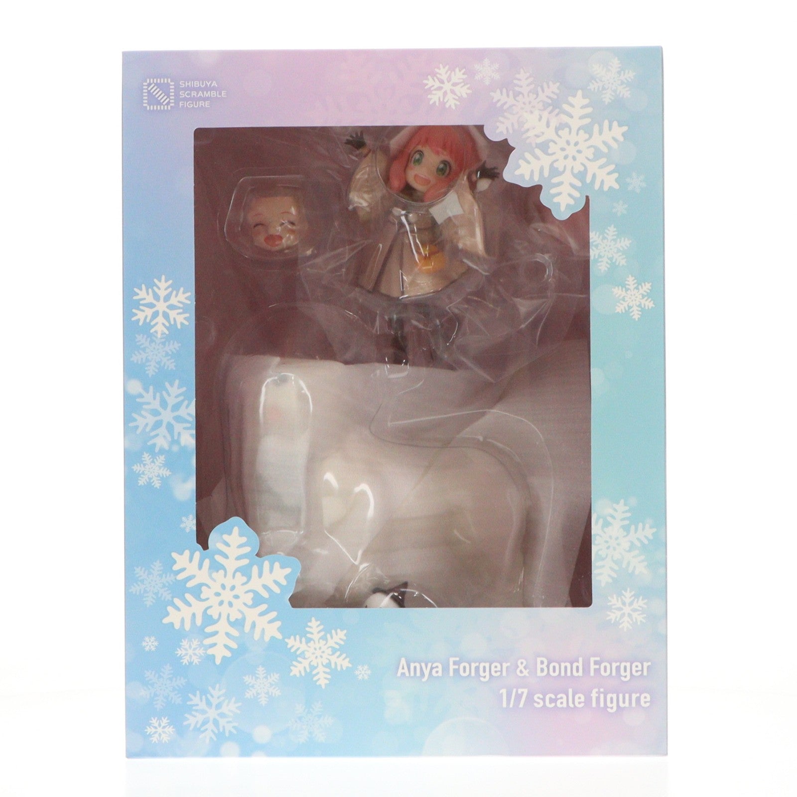 【中古即納】[FIG] SHIBUYA SCRAMBLE FIGURE アーニャ・フォージャー&ボンド・フォージャー 劇場版 SPY×FAMILY CODE: White(スパイファミリー コードホワイト) 1/7 完成品 フィギュア 東宝(20250430)