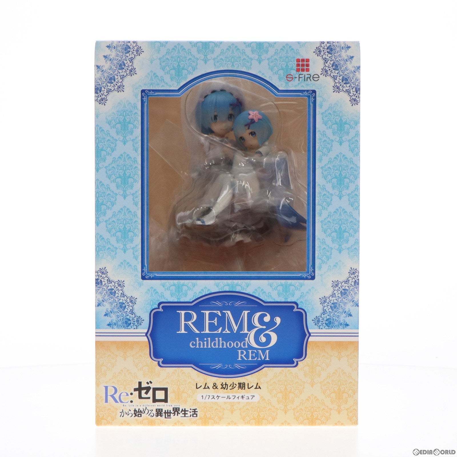 【中古即納】[FIG] レム&幼少期レム Re:ゼロから始める異世界生活 1/7 完成品 フィギュア S-FIRE(エスファイア)/セガ(20230202)
