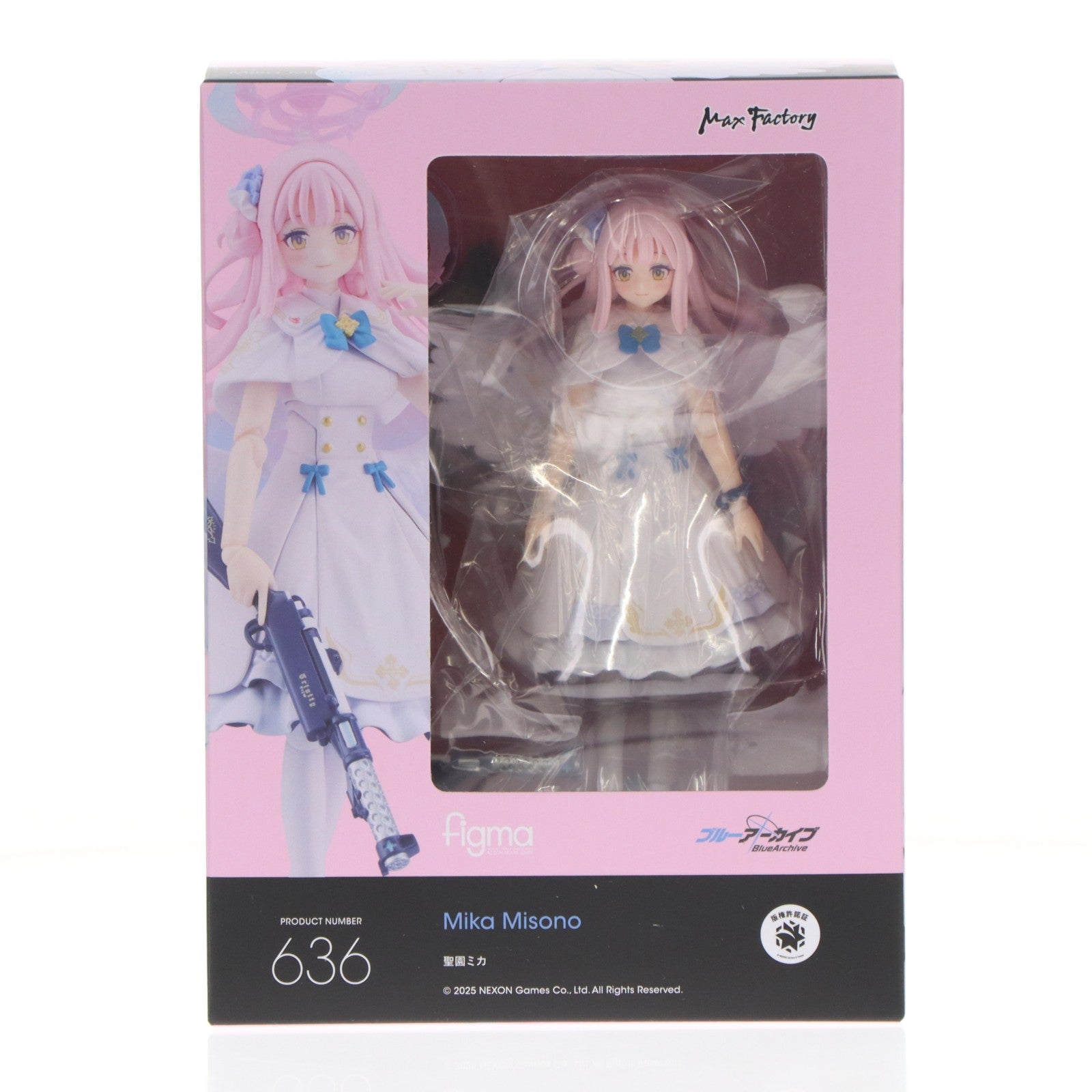 【中古即納】[FIG] グッドスマイルカンパニー公式ショップ特典付属 figma(フィグマ) 636 聖園ミカ(みそのみか) ブルーアーカイブ -Blue Archive- 完成品 可動フィギュア マックスファクトリー(20250831)