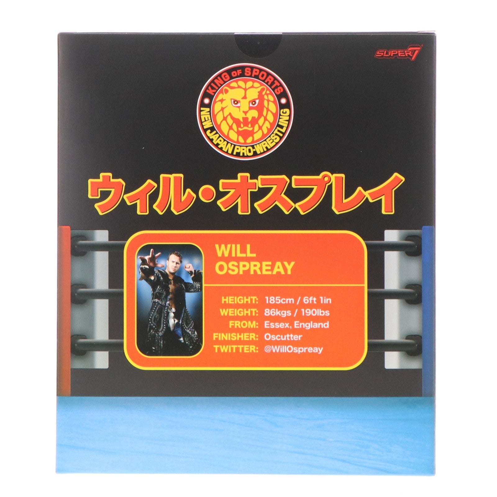 【中古即納】[FIG] ウィル・オスプレイ 新日本プロレス アルティメイト 7インチ 完成品 アクションフィギュア シリーズ1(海外流通版) スーパー7(20210530)