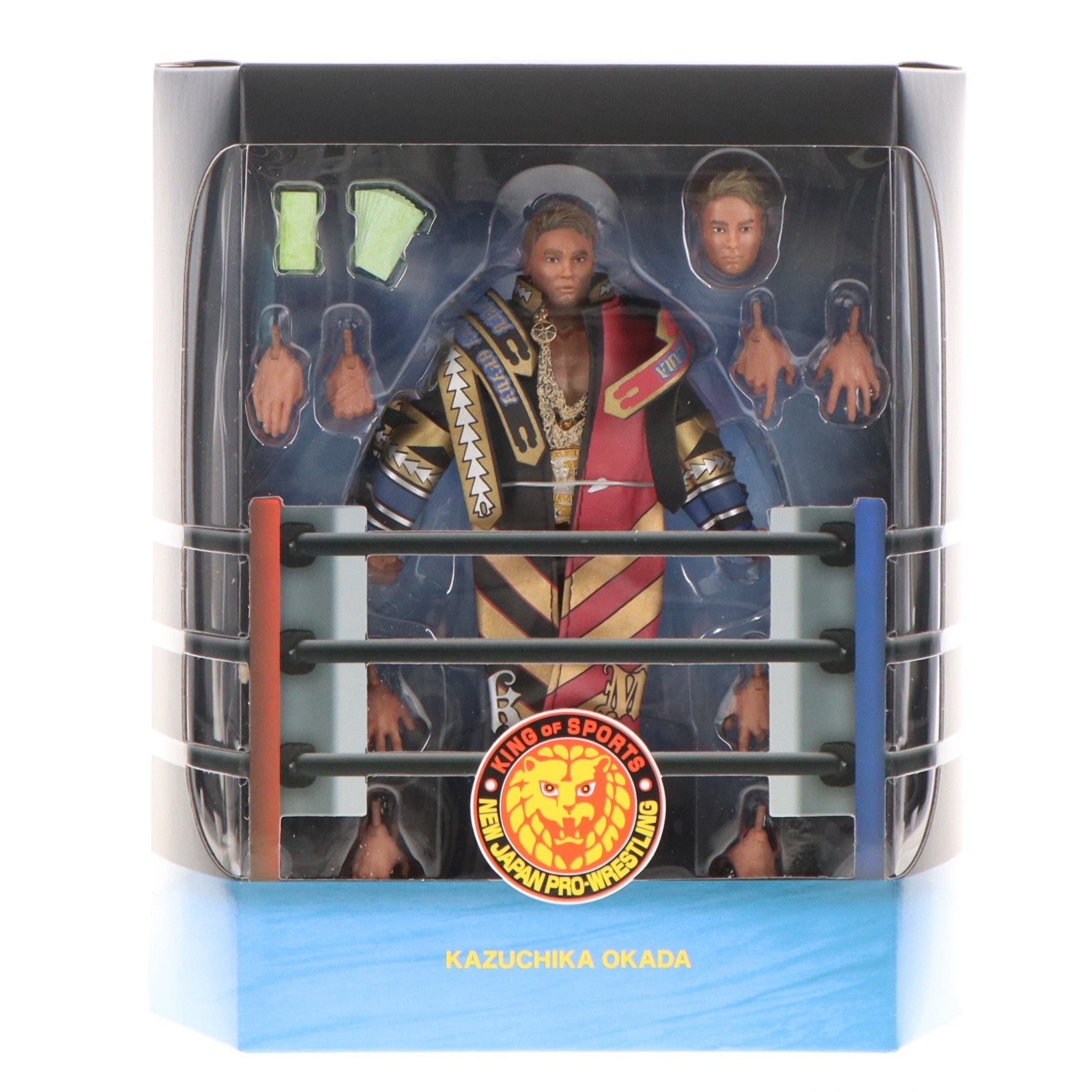 【中古即納】[FIG] オカダ・カズチカ 新日本プロレス アルティメイト 7インチ 完成品 アクションフィギュア シリーズ1(海外流通版) スーパー7(20210530)