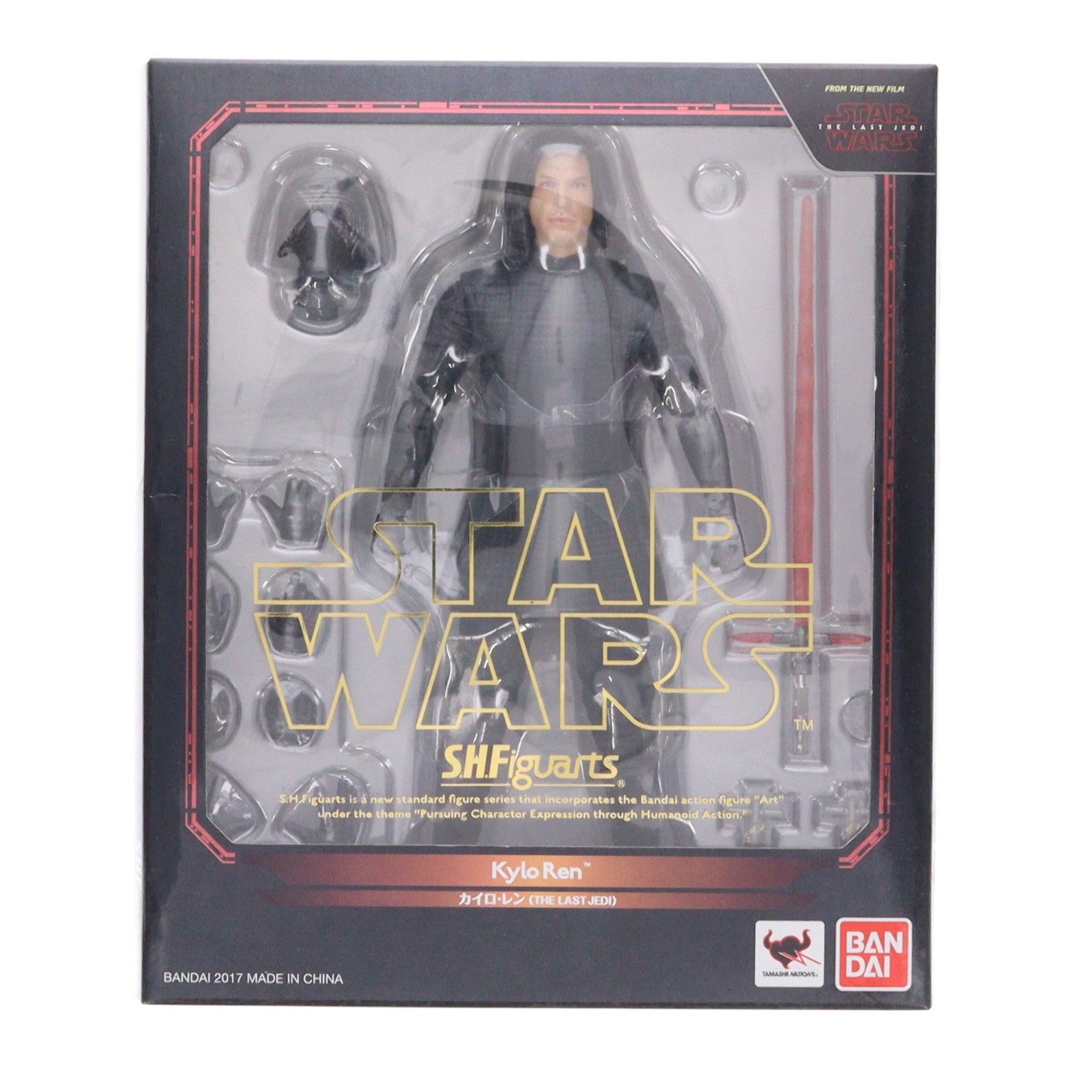 【中古即納】[FIG] S.H.Figuarts(フィギュアーツ) カイロ・レン(THE LAST JEDI) STAR WARS(スター・ウォーズ)/最後のジェダイ 完成品 フィギュア バンダイ(20171111)