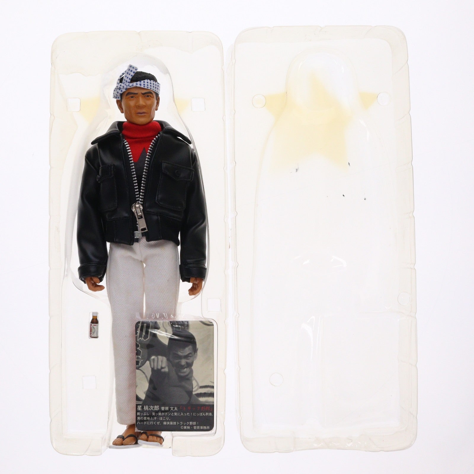 【中古即納】[FIG] アクティブレーベル 星桃次郎(菅原文太) セーターバージョン トラック野郎 1/6 完成品 アクションフィギュア(A-650) ジュンプランニング(20050430)