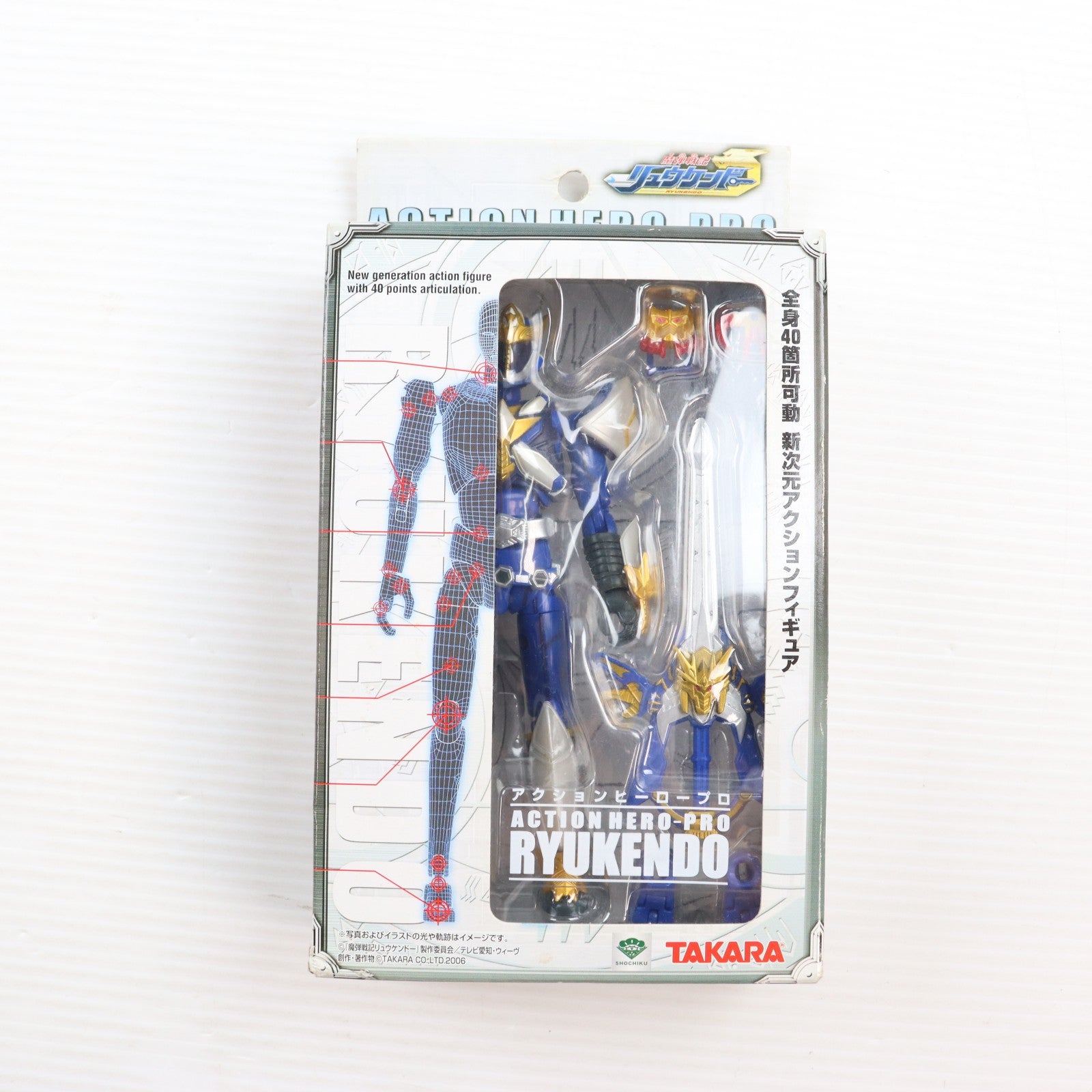 【中古即納】[FIG] アクションヒーロープロ リュウケンドー 魔弾戦記リュウケンドー 完成品 可動フィギュア タカラ(20060720)