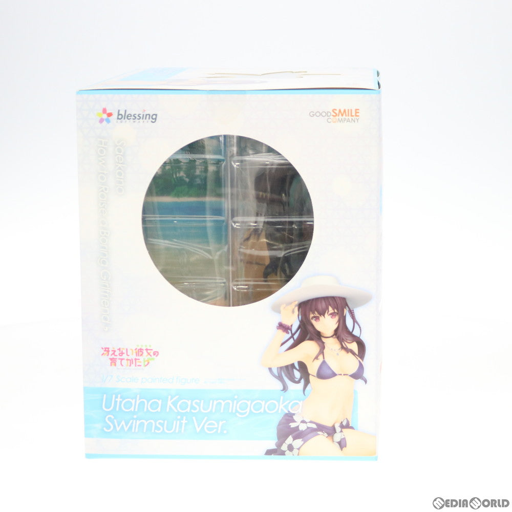 【中古即納】[FIG] ポストカード無し 霞ヶ丘詩羽(かすみがおかうたは) 水着Ver. 冴えない彼女の育てかた♭ 1/7 完成品 フィギュア グッドスマイルカンパニー(20180720)