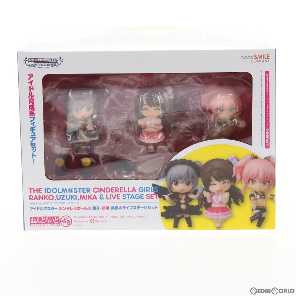 【中古即納】[FIG] ねんどろいどぷち 蘭子・卯月・美嘉&ライブステージセット アイドルマスター シンデレラガールズ 完成品 可動フィギュア ワンフェス2013夏限定 グッドスマイルカンパニー(20131130)