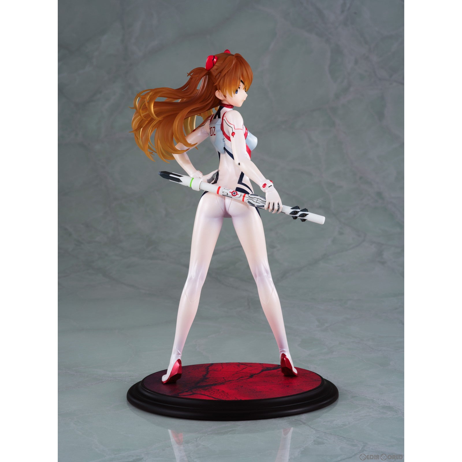 【中古即納】[FIG] 式波・アスカ・ラングレー シン・エヴァンゲリオン劇場版 1/7 完成品 フィギュア わんだらー(20250610)