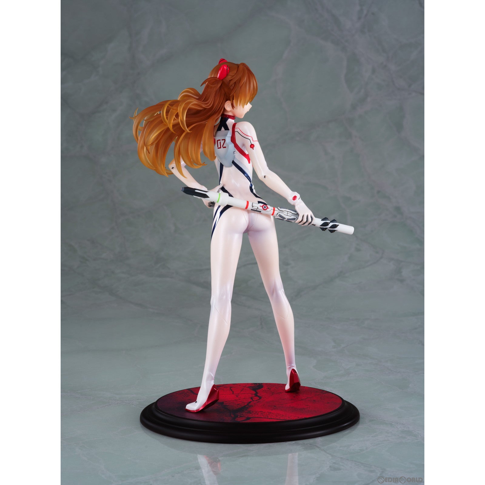 【中古即納】[FIG] 式波・アスカ・ラングレー シン・エヴァンゲリオン劇場版 1/7 完成品 フィギュア わんだらー(20250610)