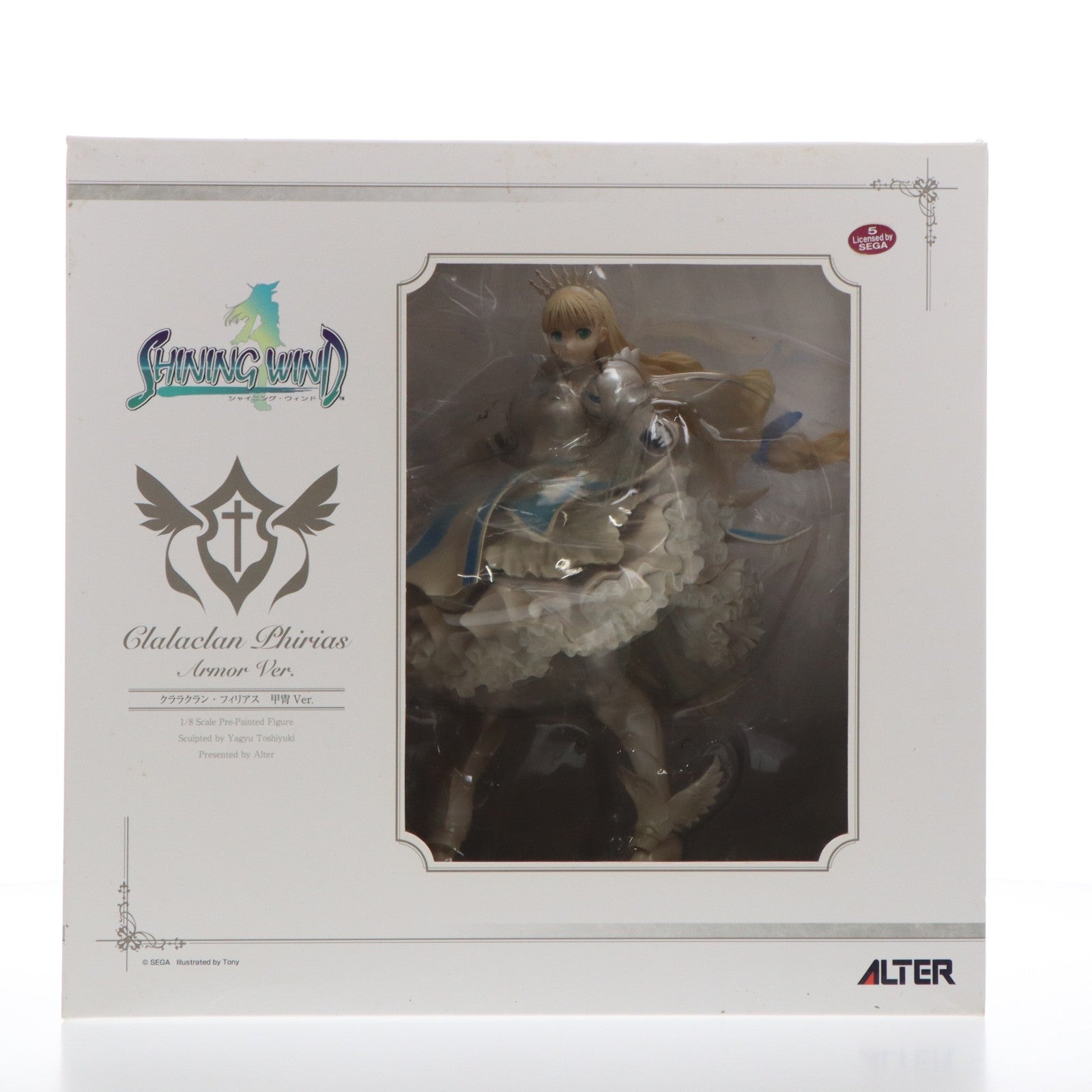 【中古即納】[FIG] クララクラン・フィリアス 甲冑Ver. シャイニング・ウィンド 1/8 完成品 フィギュア アルター(20100820)