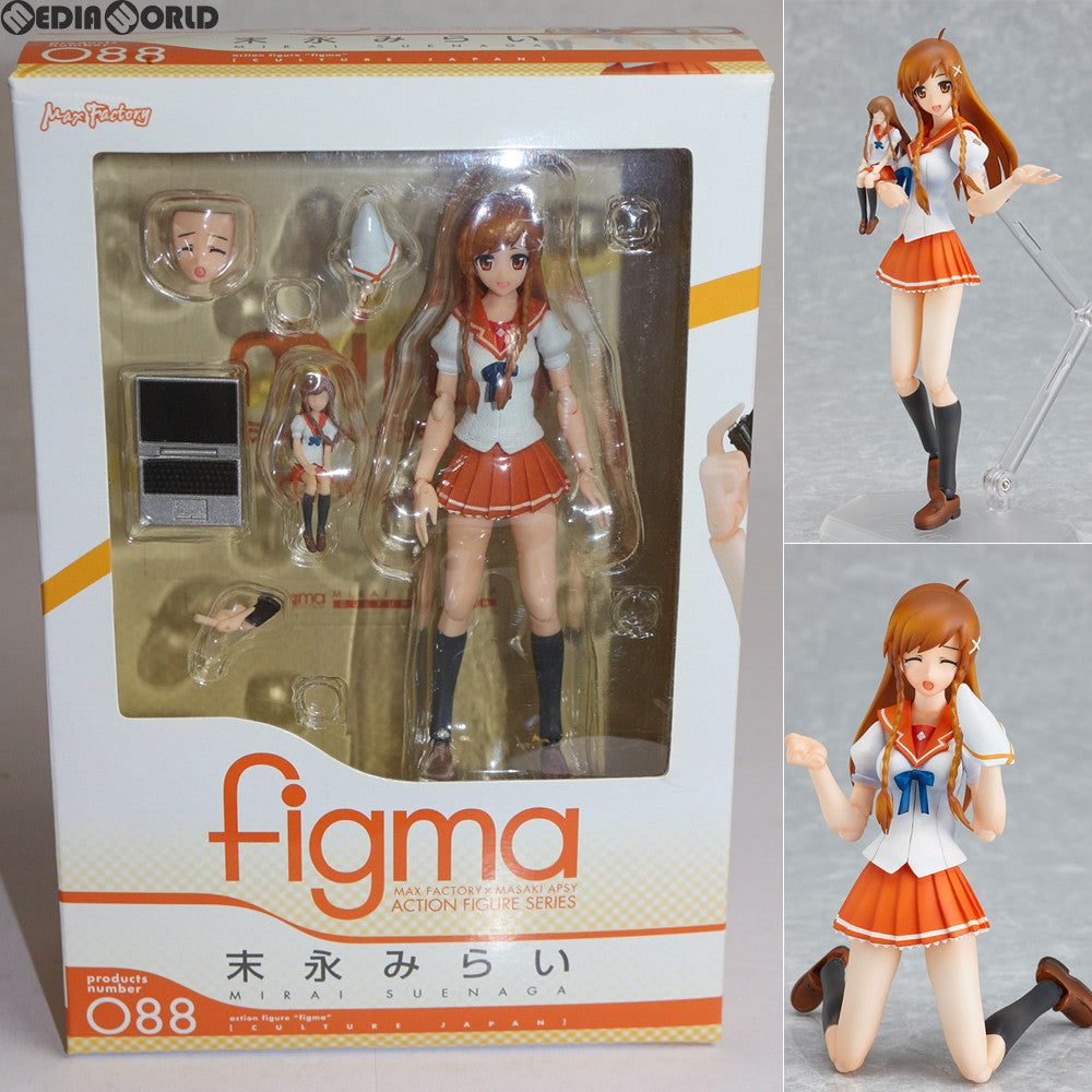 【中古即納】[FIG] figma(フィグマ) 088 末永みらい(すえながみらい) カルチャージャパン完成品 可動フィギュア マックスファクトリー(20110607)