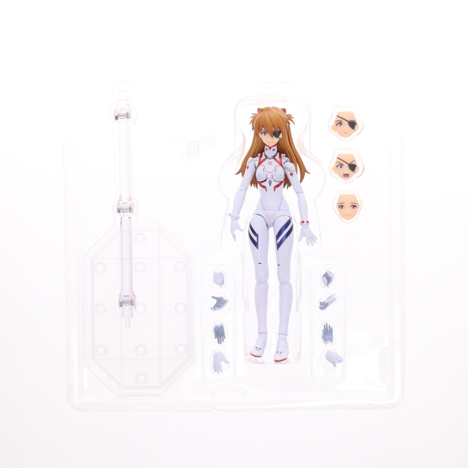 【中古即納】[FIG] 流通限定 リボルテック 式波・アスカ・ラングレー 深々度ダイブ用耐圧試作プラグスーツver. シン・エヴァンゲリオン劇場版 完成品 可動フィギュア 海洋堂(20230731)