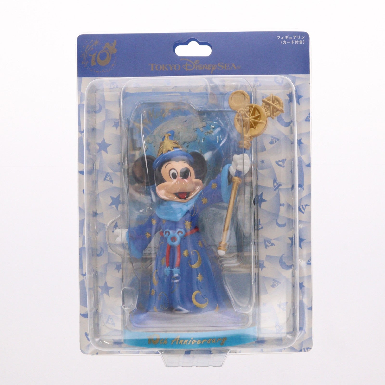 【中古即納】[FIG] 東京ディズニーシー限定 ミッキーマウス フィギュアリン 東京ディズニーシー10周年記念フィギュア 完成品 東京ディズニーシー(20110904)