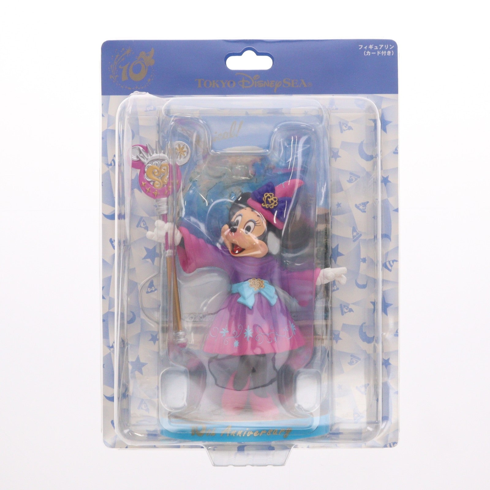 【中古即納】[FIG] 東京ディズニーシー限定 ミニーマウス フィギュアリン 東京ディズニーシー10周年記念フィギュア 完成品 東京ディズニーシー(20110904)