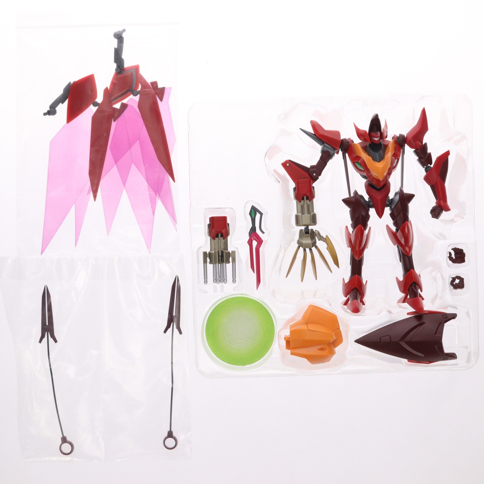 【中古即納】[FIG] ROBOT魂(SIDE KMF) 紅蓮聖天八極式(ぐれんせいてんはっきょくしき) コードギアス 反逆のルルーシュR2 完成品 可動フィギュア バンダイ(20091108)