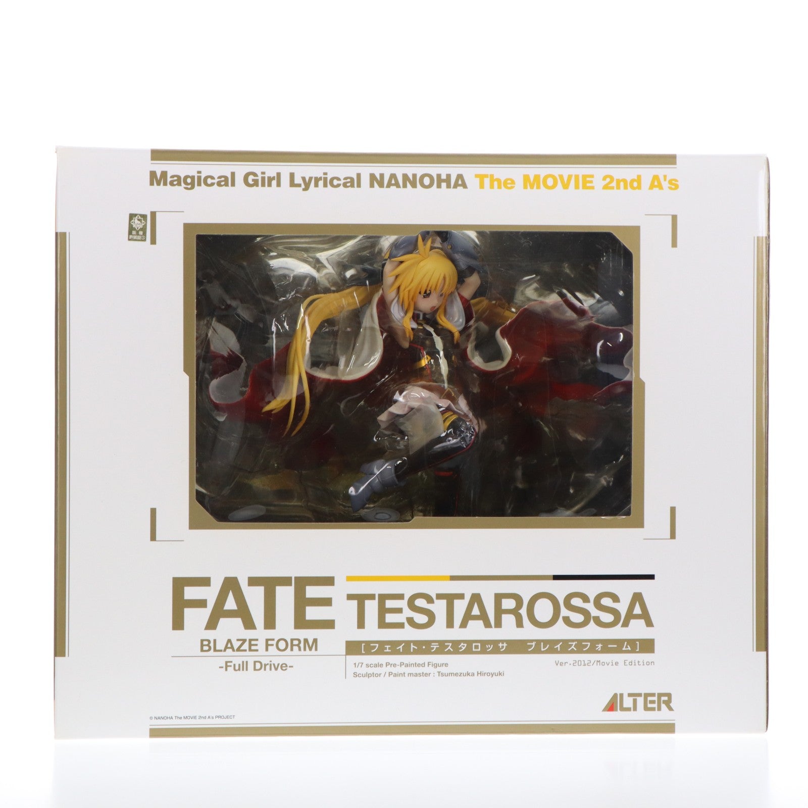 【中古即納】[FIG] フェイト・テスタロッサ ブレイズフォーム -Full Drive-魔法少女リリカルなのは The MOVIE 2nd A's 1/7 完成品 フィギュア アルター(20151129)