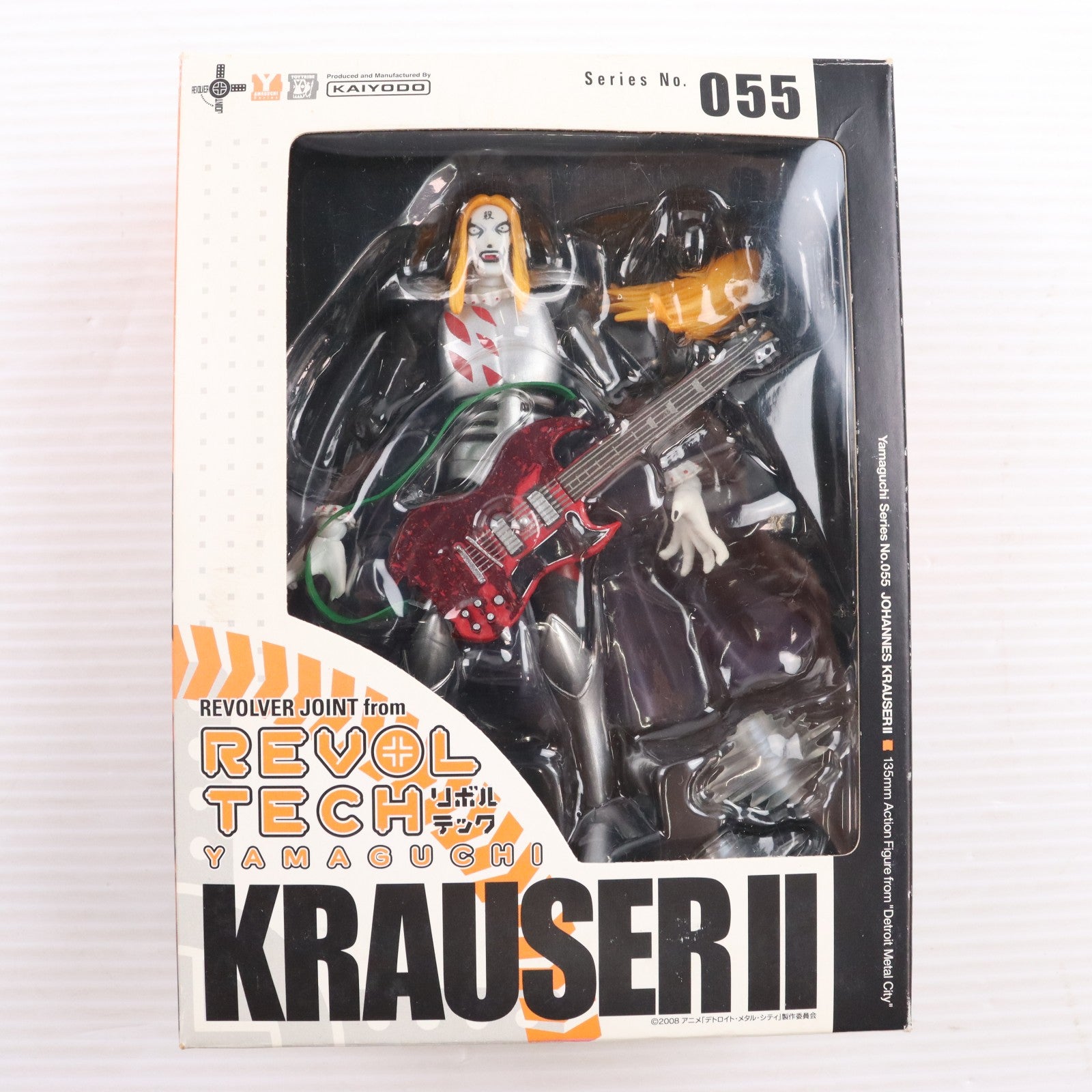 【中古即納】[FIG] リボルテックヤマグチ No.055 DMC ヨハネ・クラウザーII世 デトロイト・メタル・シティ 完成品 可動フィギュア 海洋堂(20080715)