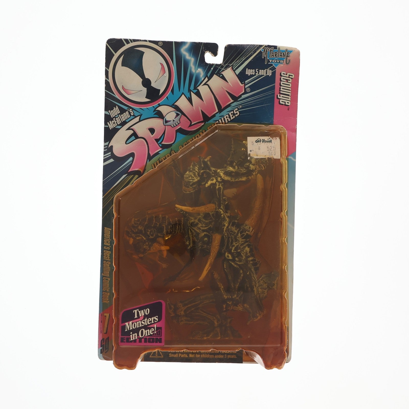 【中古即納】[FIG] スポーン・ウルトラ・アクションフィギュア シリーズ7 SCOURGE(スコージ) リペイントVer.(黒) SPAWN 完成品 可動フィギュア マクファーレン・トイズ(19961231)