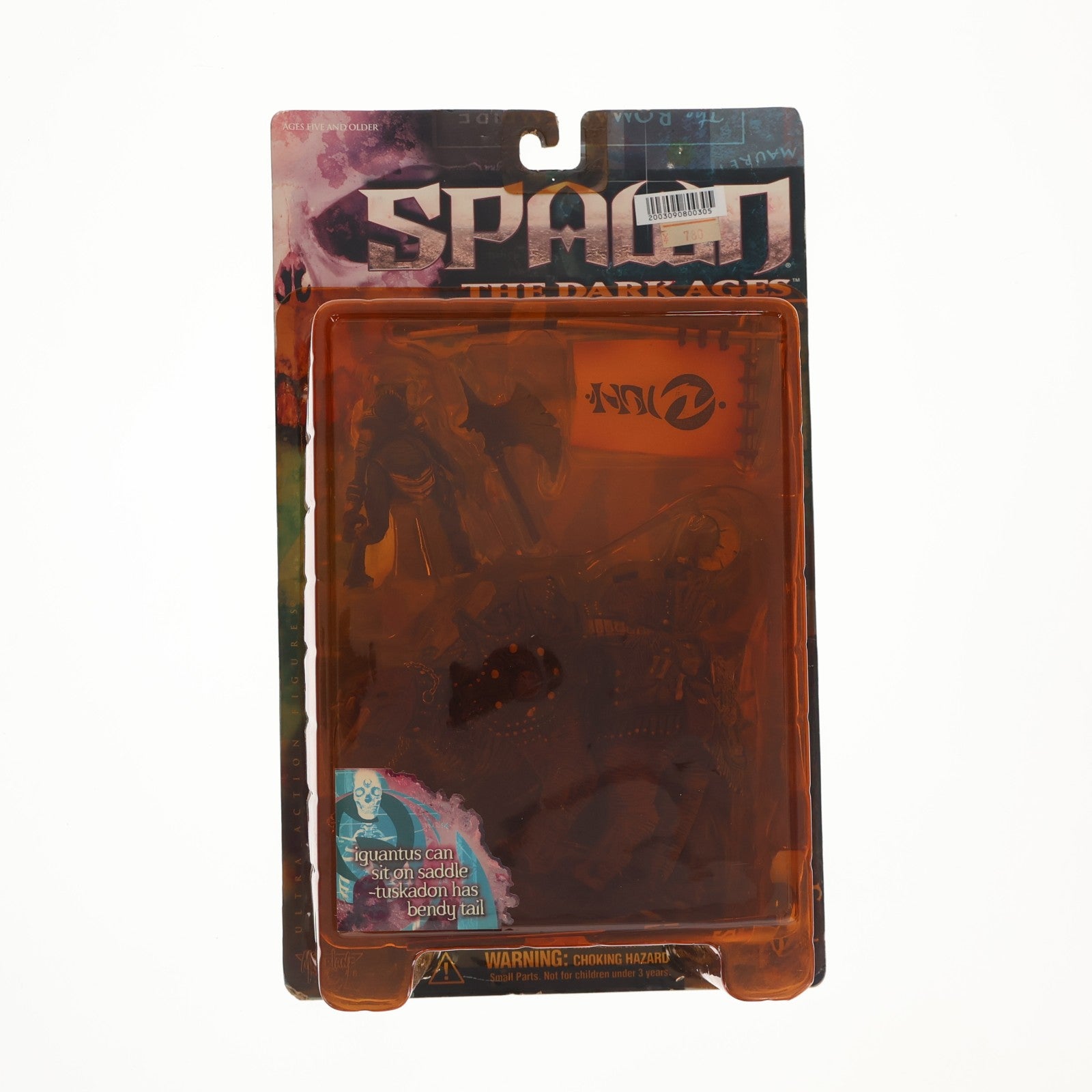 【中古即納】[FIG] スポーン・ウルトラ・アクションフィギュア シリーズ14 Iguantus and Tuskadon(イグアンタス&タスカドン) SPAWN THE DARK AGES(スポーン ダークエイジ) 完成品 可動フィギュア マクファーレン・トイズ(19990831)