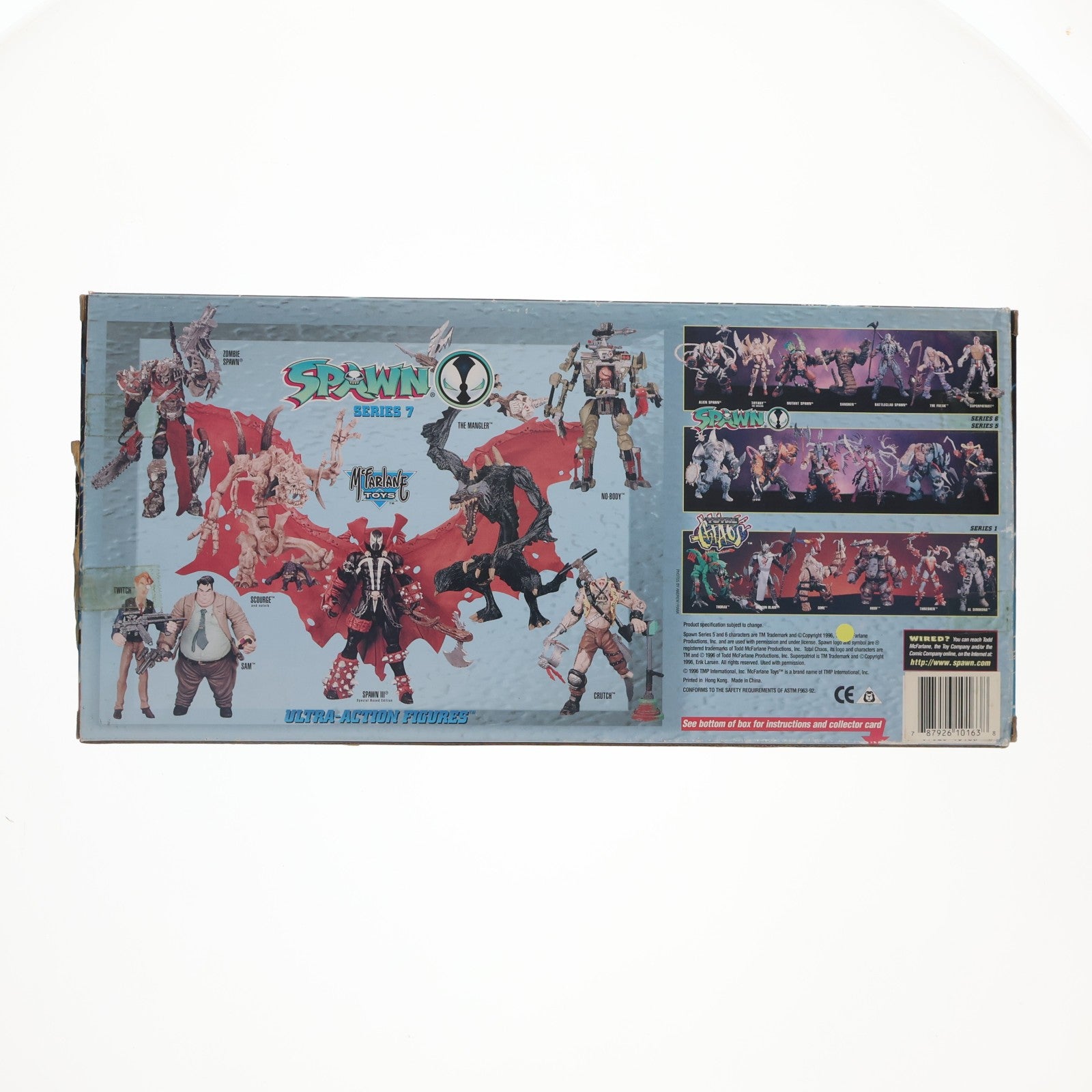 【中古即納】[FIG] スポーン・ウルトラ・アクションフィギュア シリーズ7 Special Edition スポーンIII(フクロウ付属Ver.) SPAWN 完成品 可動フィギュア マクファーレン・トイズ(19991231)