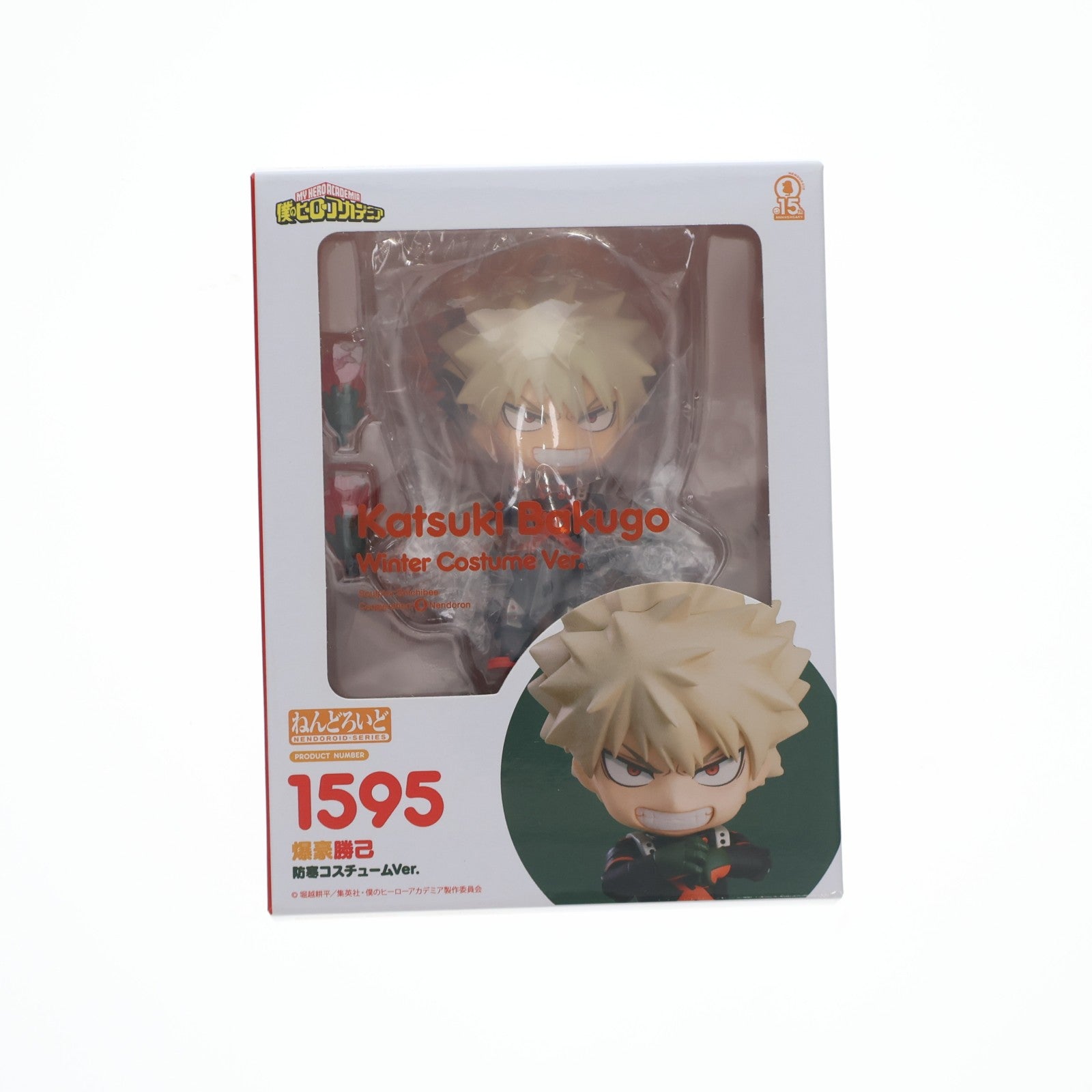 【中古即納】[FIG] GOODSMILE ONLINE SHOP限定 ねんどろいど 1595 爆豪勝己(ばくごうかつき) 防寒コスチュームVer. 僕のヒーローアカデミア 完成品 可動フィギュア タカラトミー(20211130)