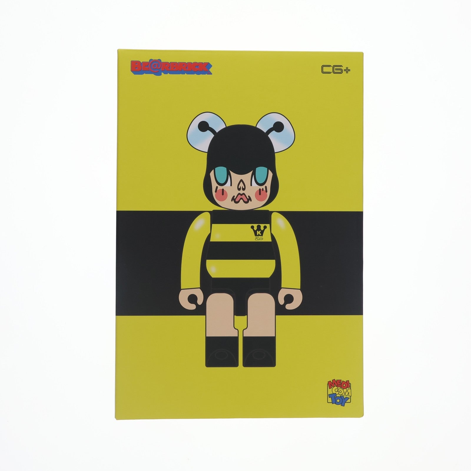【中古即納】[FIG] BE@RBRICK(ベアブリック) X KENNYSWORK MOLLY(モリー) BEE 100% & 400% 完成品 可動フィギュア メディコム・トイ(20181231)
