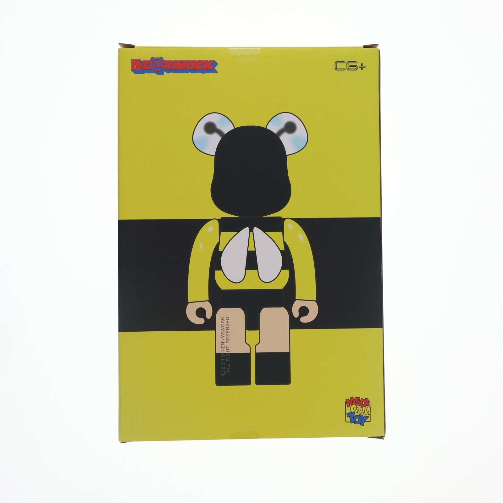 【中古即納】[FIG] BE@RBRICK(ベアブリック) X KENNYSWORK MOLLY(モリー) BEE 100% & 400% 完成品 可動フィギュア メディコム・トイ(20181231)