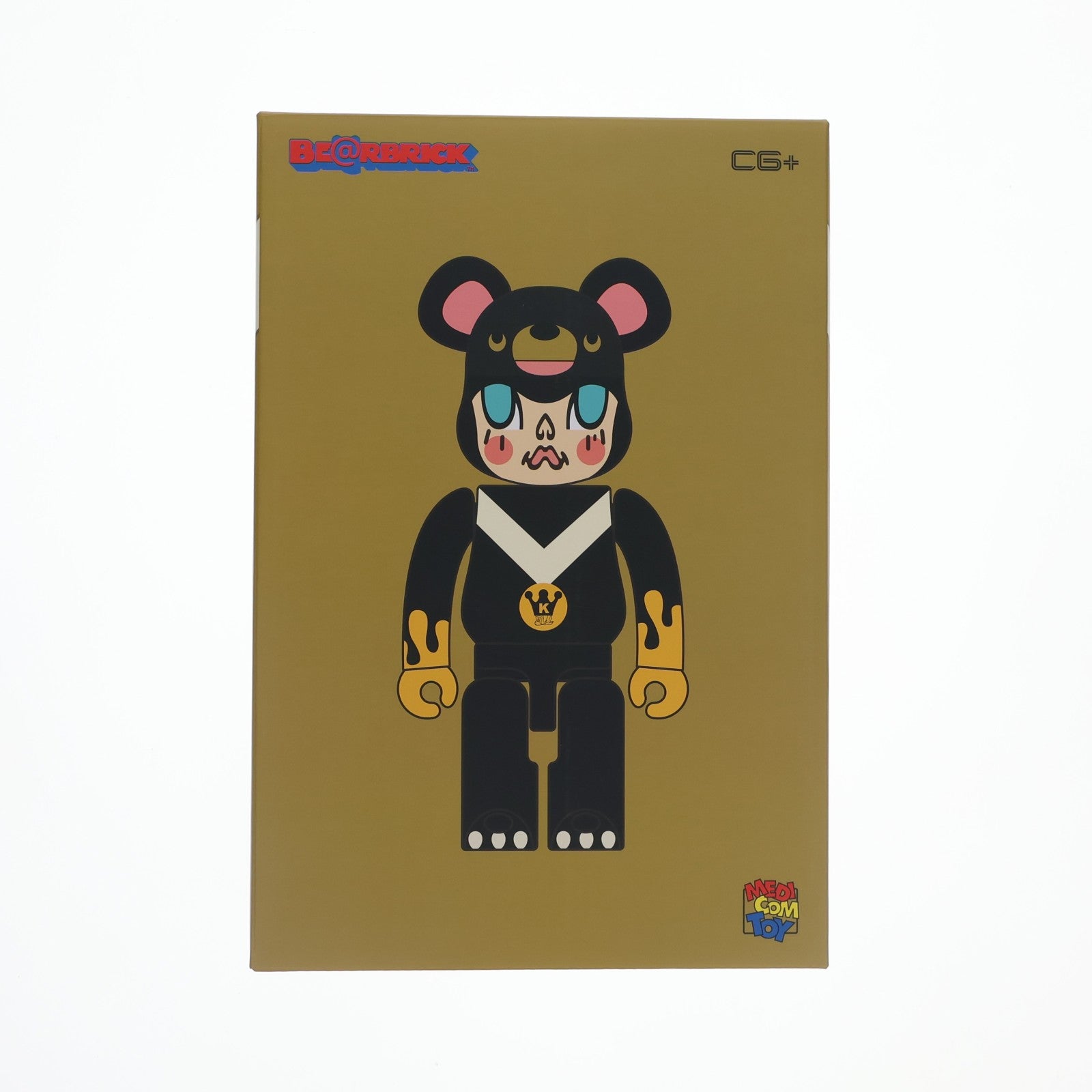 【中古即納】[FIG] BE@RBRICK(ベアブリック) X KENNYSWORK MOLLY(モリー) BEAR 100% & 400% 完成品 可動フィギュア メディコム・トイ(20181231)