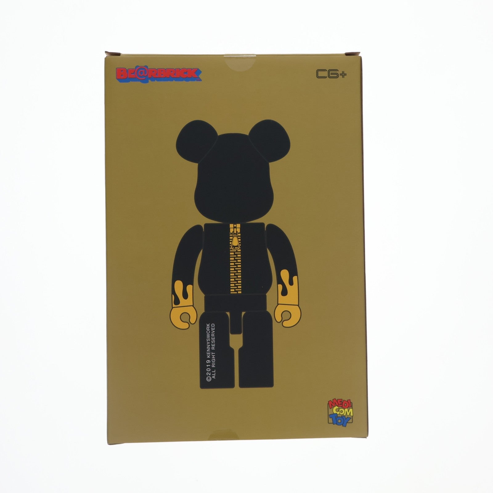 【中古即納】[FIG] BE@RBRICK(ベアブリック) X KENNYSWORK MOLLY(モリー) BEAR 100% & 400% 完成品 可動フィギュア メディコム・トイ(20181231)