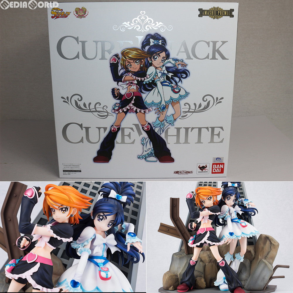 【中古即納】[FIG] 魂ウェブ商店限定 TAMASHII PREMIER キュアブラック&キュアホワイト ふたりはプリキュア 完成品 フィギュア バンダイ(20180831)