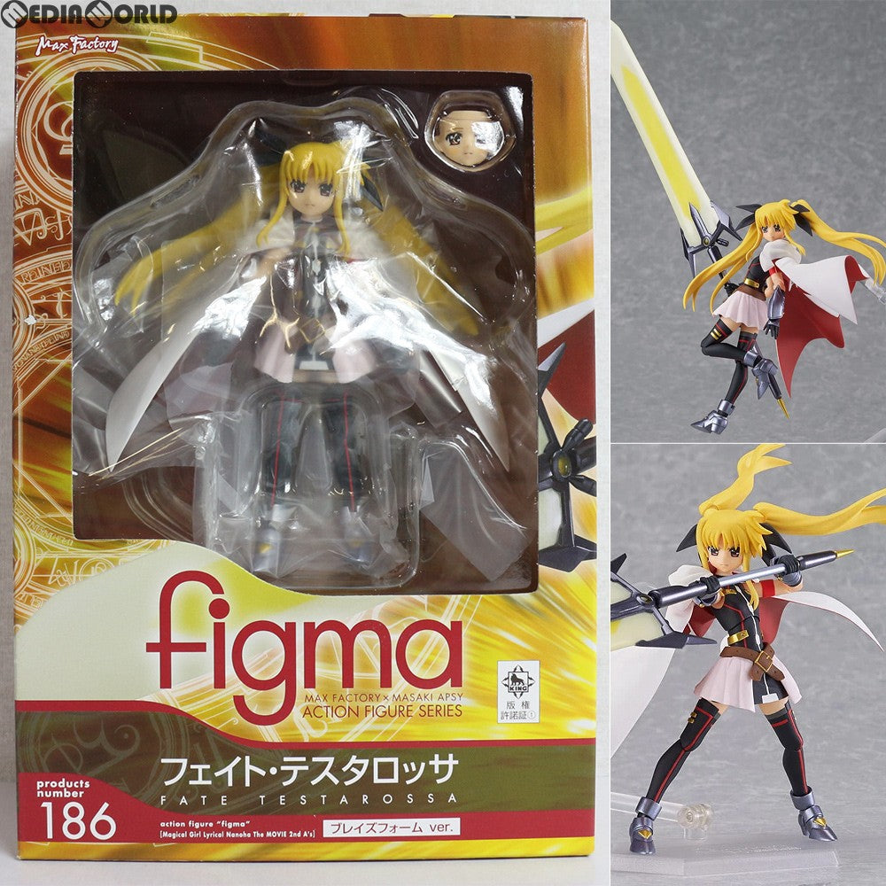 【中古即納】[FIG] figma(フィグマ) 186 フェイト・テスタロッサ ブレイズフォームver. 魔法少女リリカルなのは The MOVIE 2nd A's 完成品 可動フィギュア マックスファクトリー(20130721)