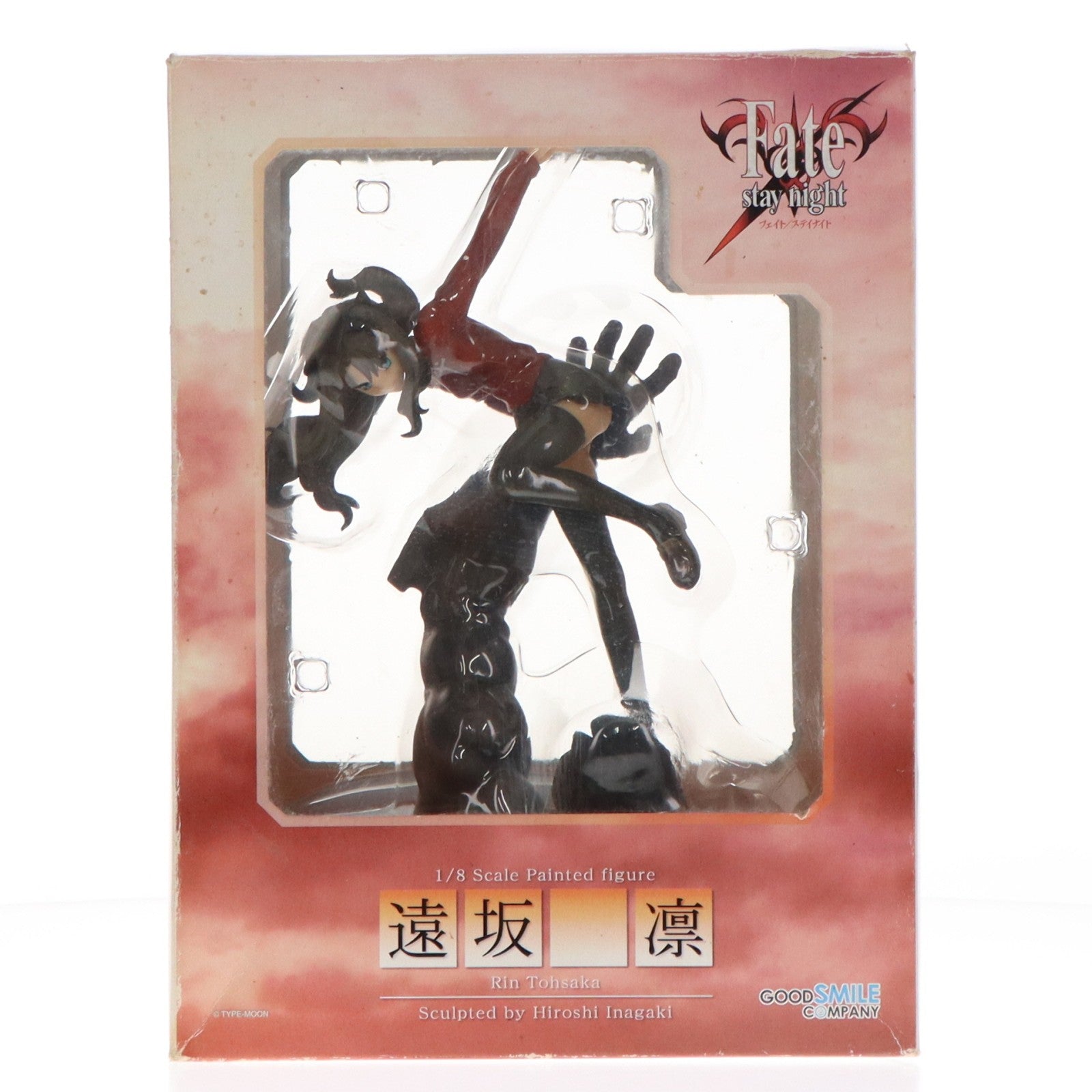 【中古即納】[FIG] 遠坂凛(とおさかりん) Fate/stay night(フェイト/ステイナイト) 1/8 完成品 フィギュア グッドスマイルカンパニー(20050226)