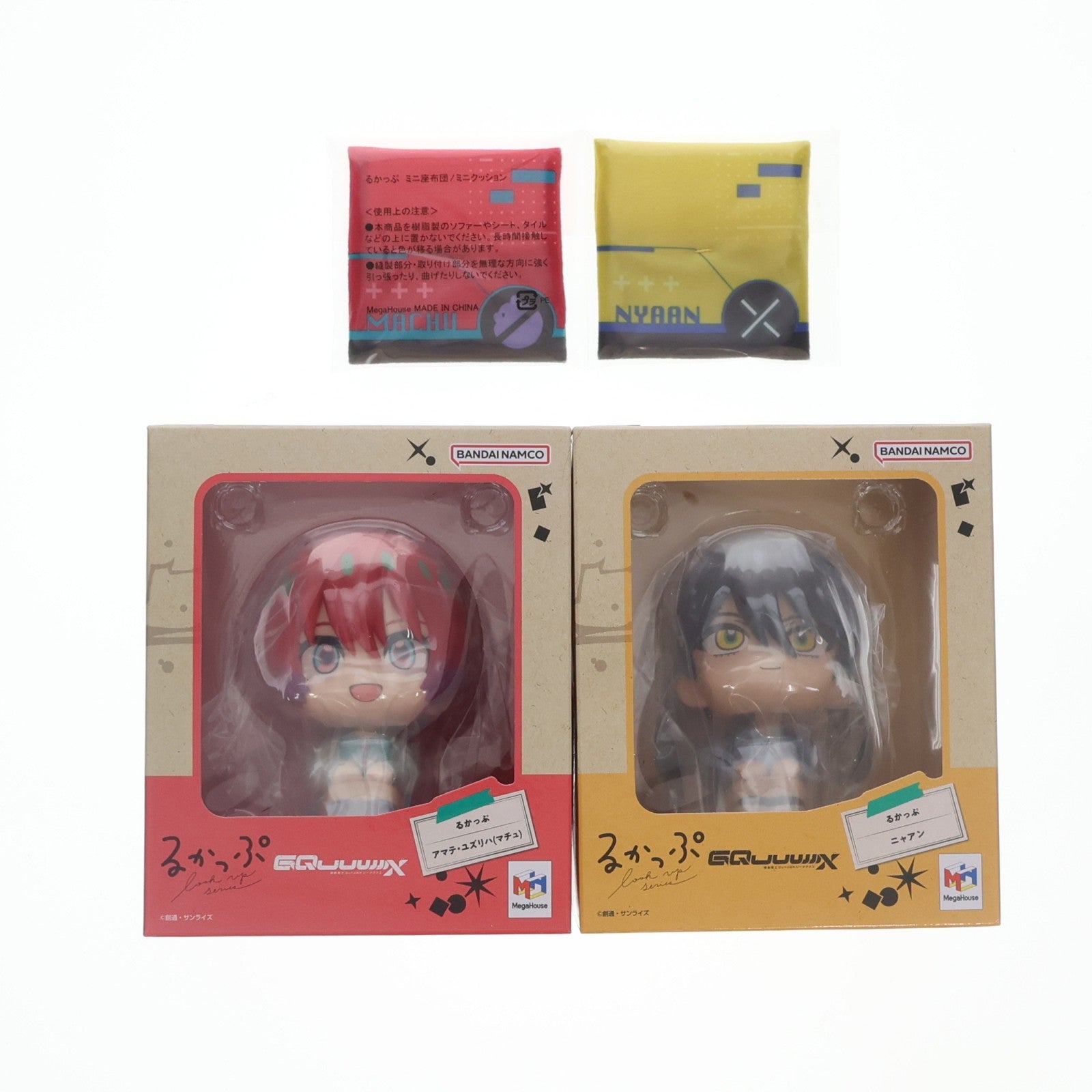 【中古即納】[FIG] プレミアムバンダイ限定特典付属 るかっぷ アマテ・ユズリハ(マチュ)&ニャアン セット 機動戦士Gundam GQuuuuuuX(ガンダム ジークアクス) 完成品 フィギュア メガハウス(20241127)
