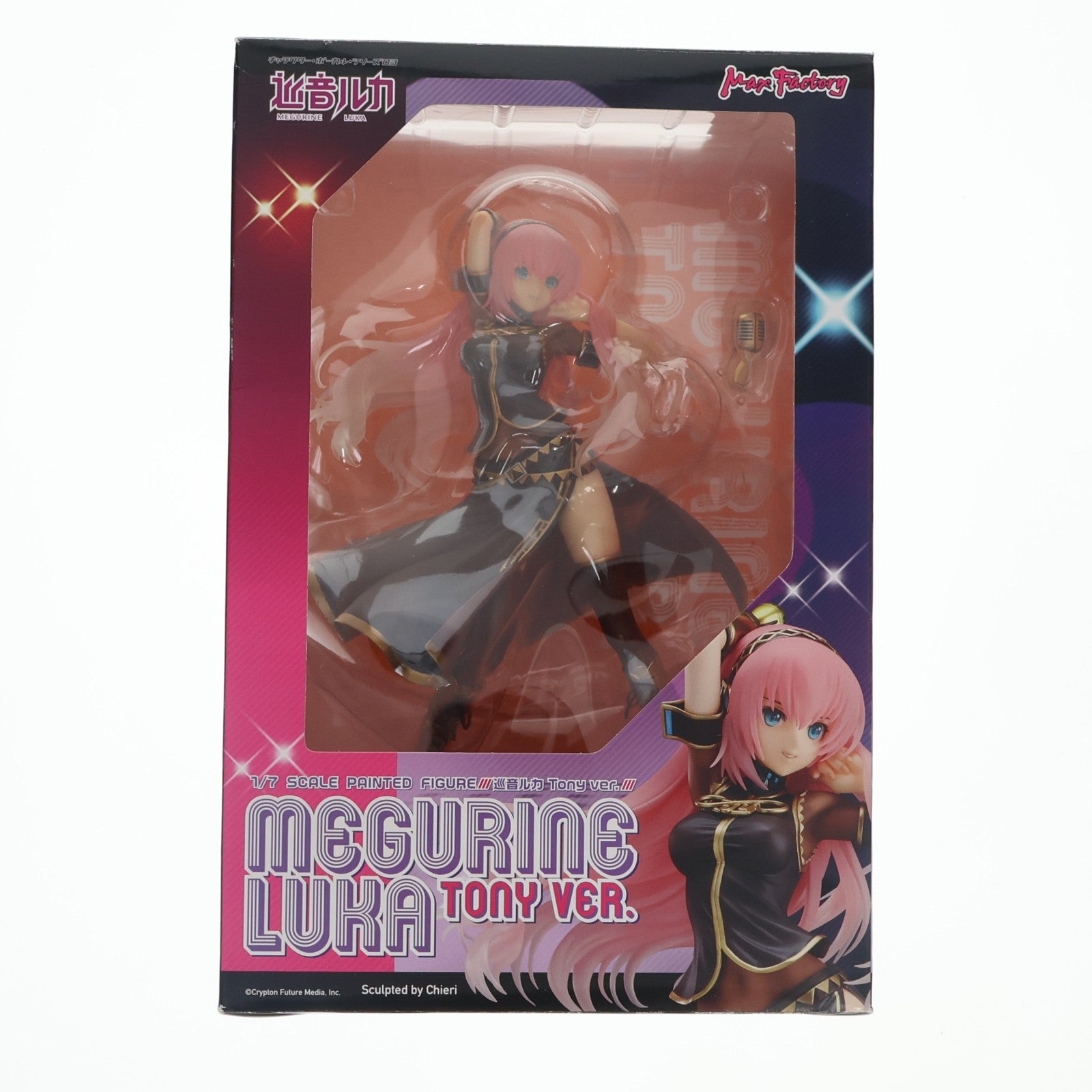 【中古即納】[FIG] 巡音ルカ(めぐりねるか) Tony ver. キャラクター・ボーカル・シリーズ03 巡音ルカ 1/7 完成品 フィギュア マックスファクトリー(20120801)